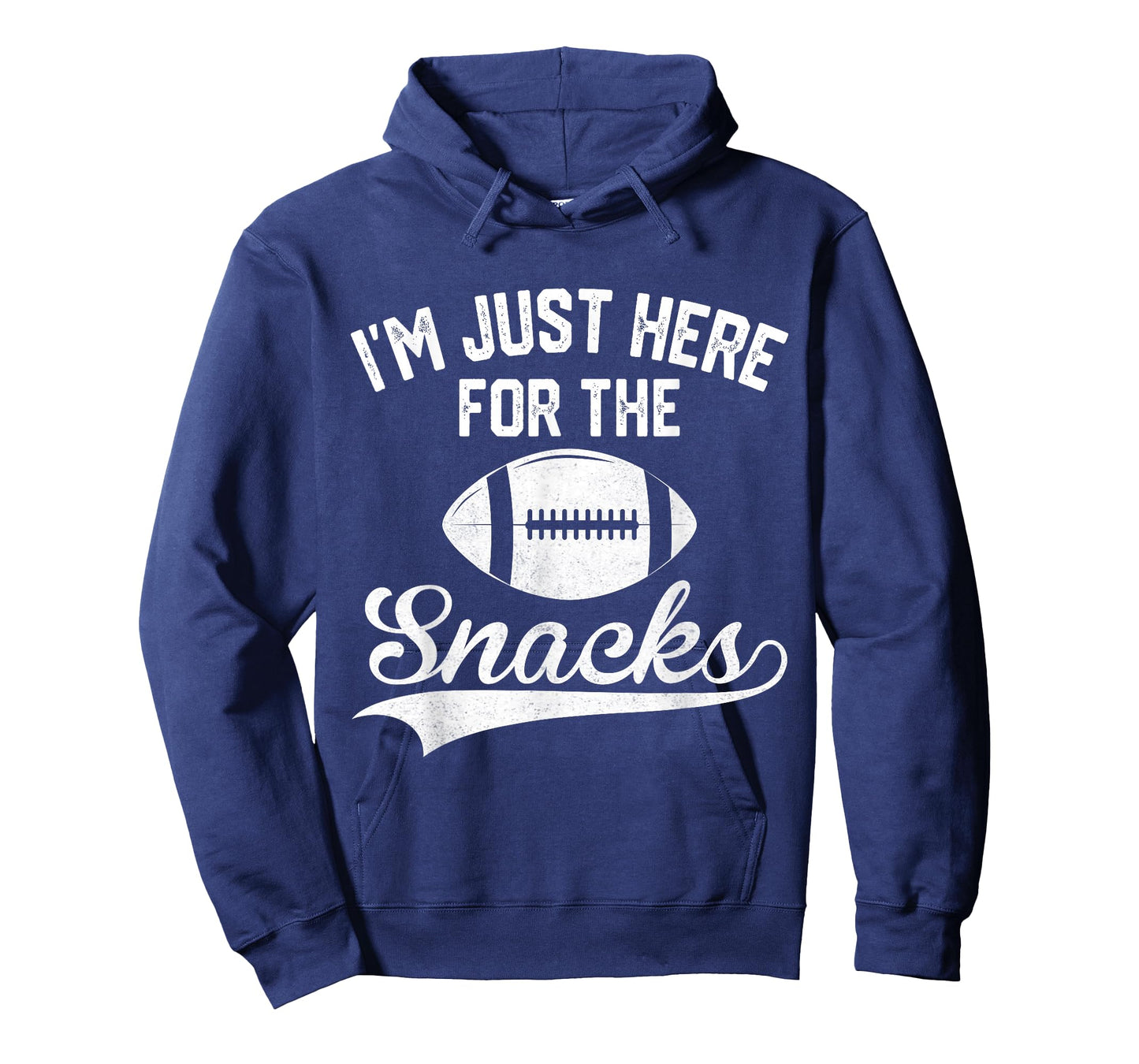 I'm Just Here for The Snacks Cute Football Women Kids T-Shirt
