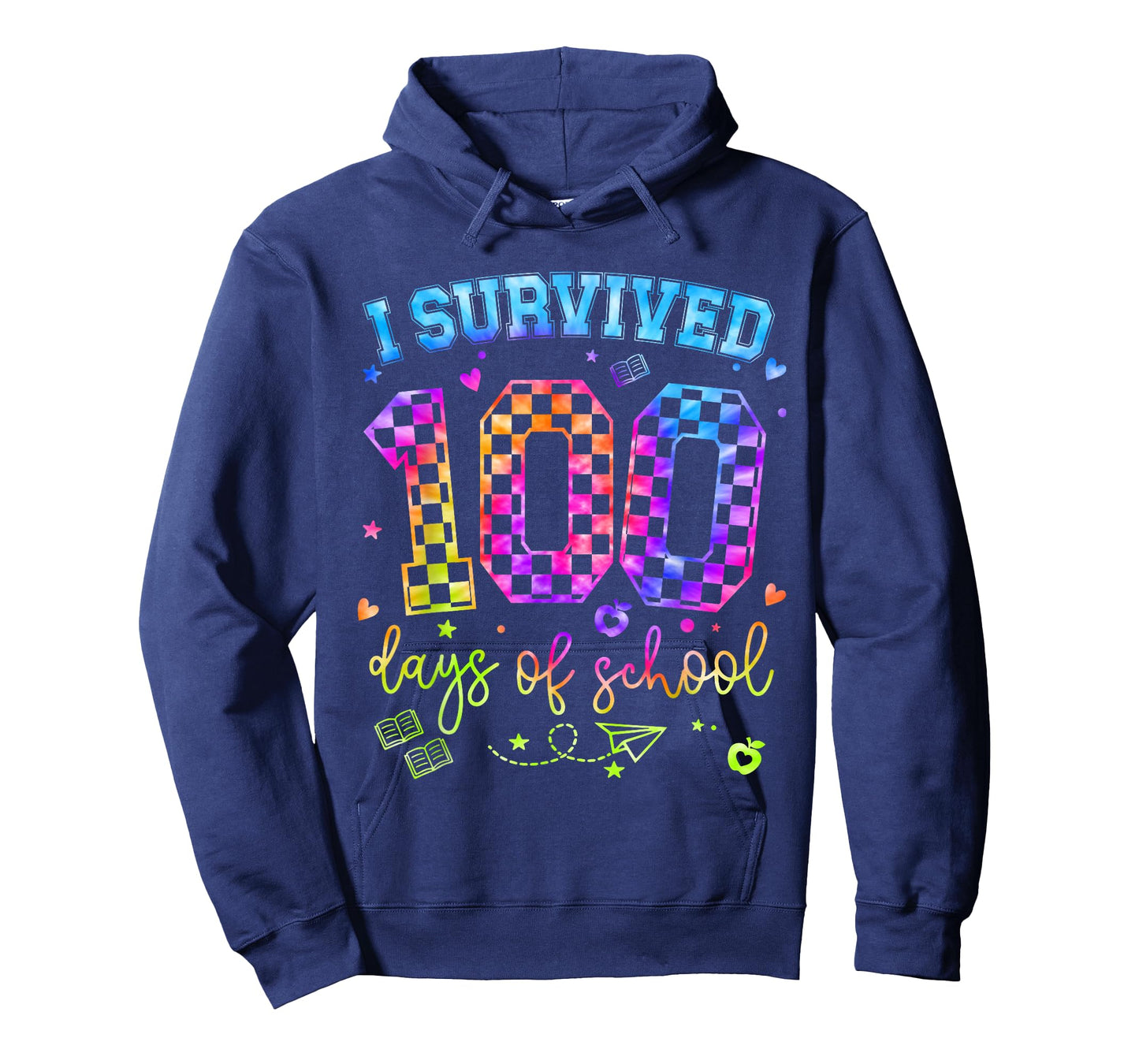 I Survived 100 Days of School Students Teachers 100th Day T-Shirt