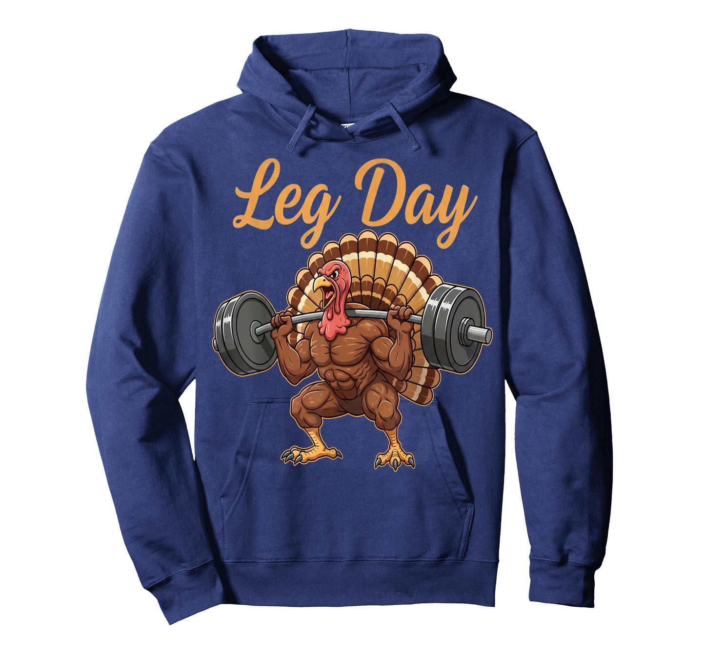 Funny Fitness Turkey Gym Thanksgiving Workout It's Leg Day T-Shirt