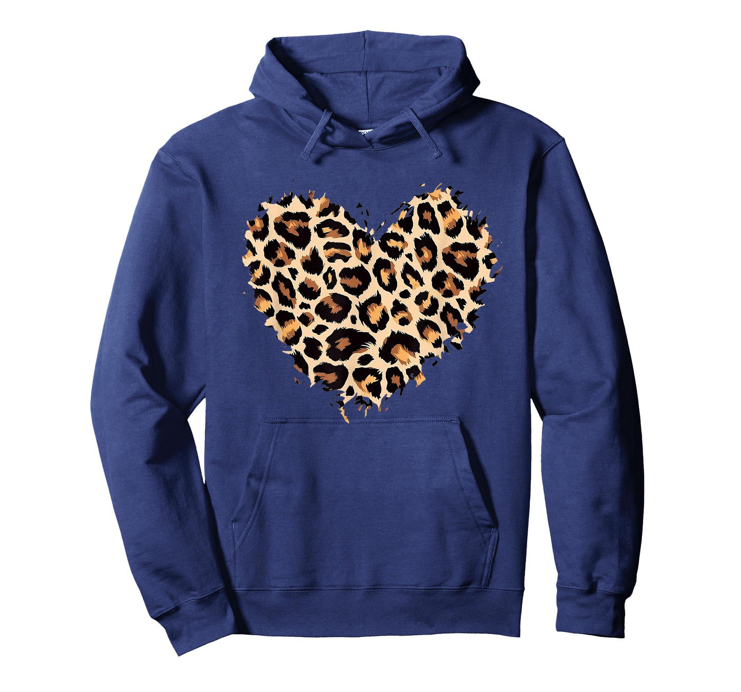 Leopard Cheetah Print Heart Love Cute Girls & Womens T-Shirt