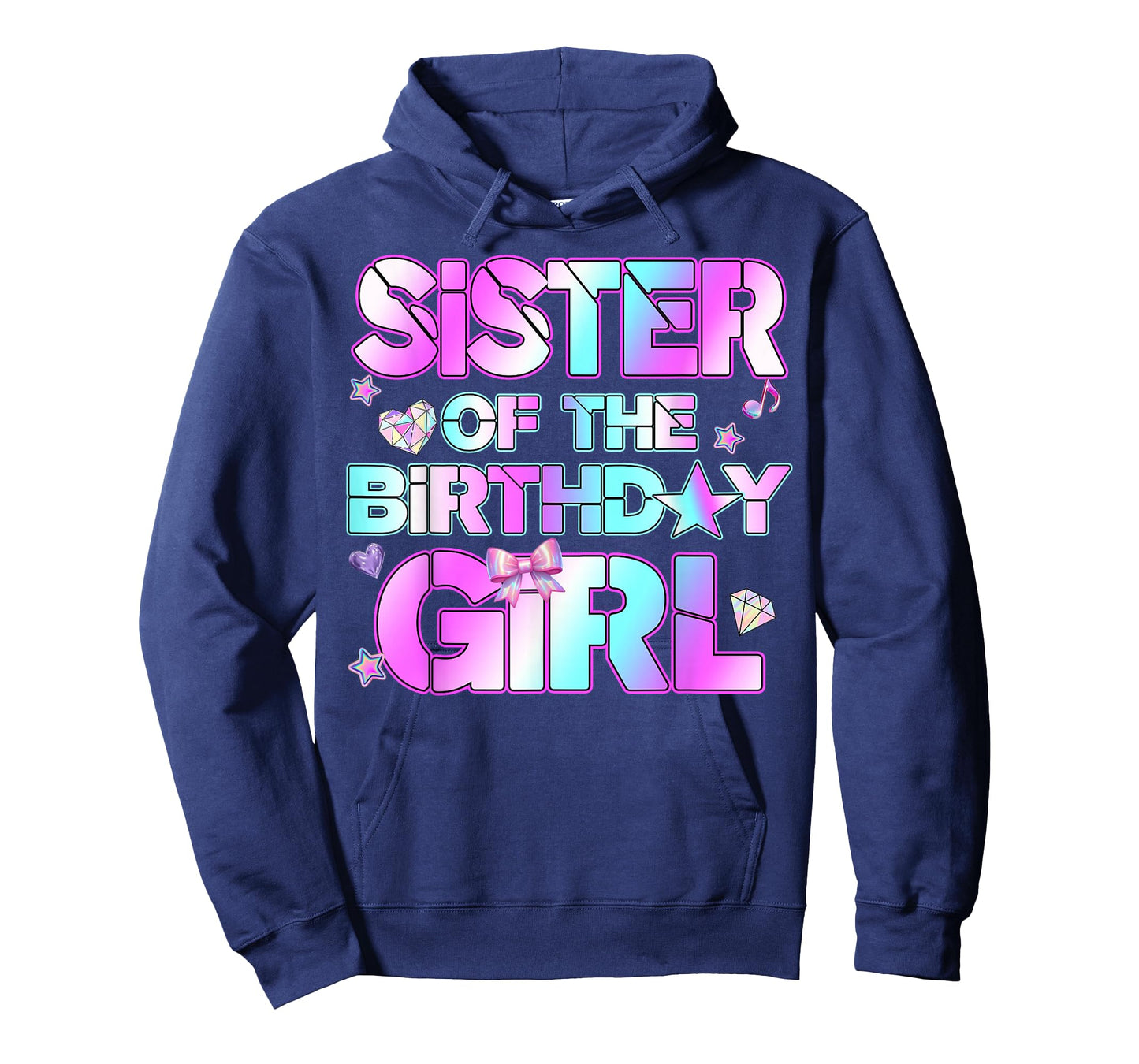 Sister The Birthday Girl Kpop Family Birthday Party Girls T-Shirt