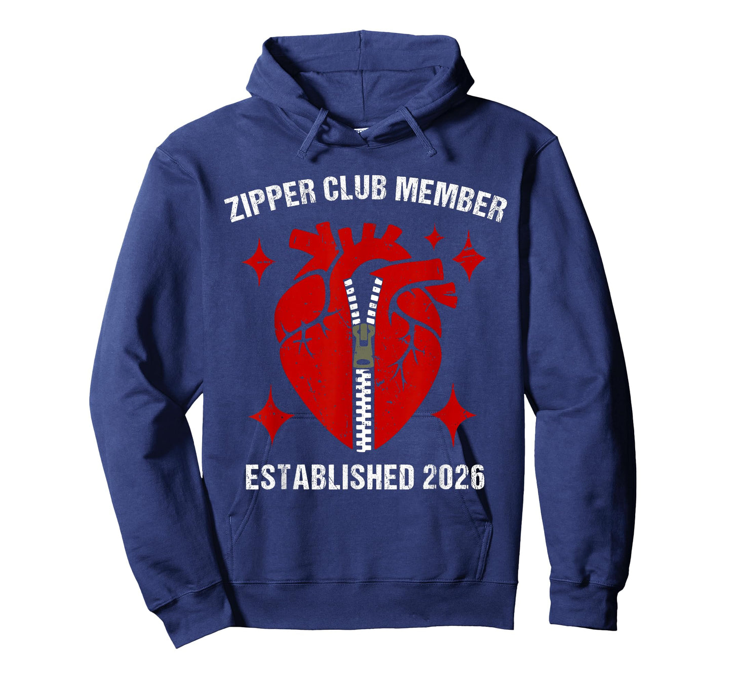Zipper Club Member Established 2026 Heart Surgery Recovery T-Shirt