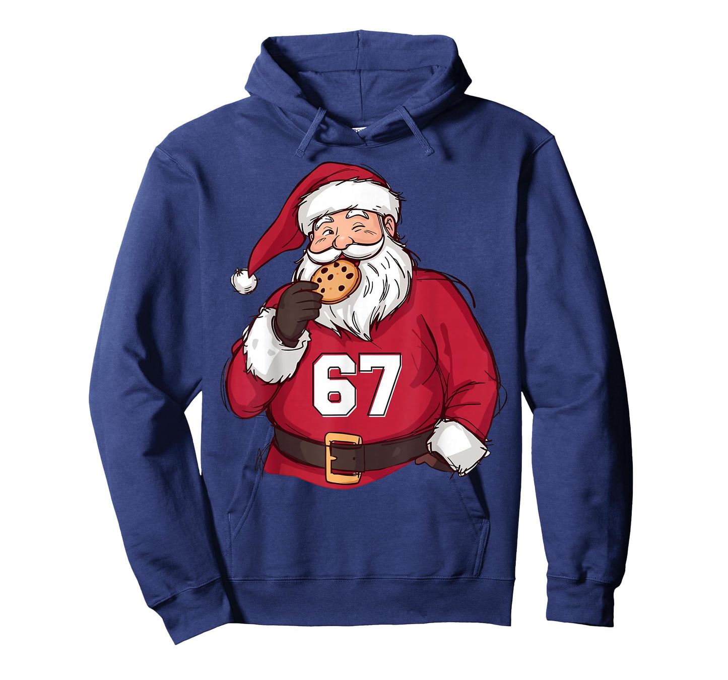 Funny 6 7 Meme Brainrot Santa Claus for Boys Kids Christmas T-Shirt
