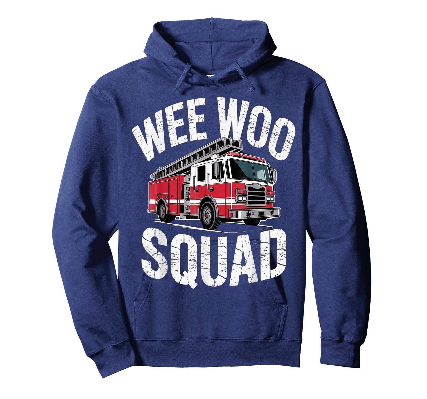 Funny Firefighter Humor Tee Wee Woo Squad Fire Truck T-Shirt
