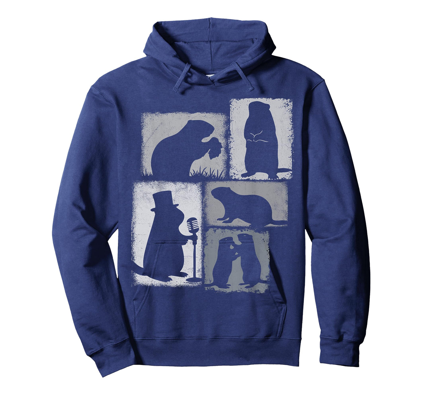 Groundhog Vintage Collage Weather Predictor T-Shirt