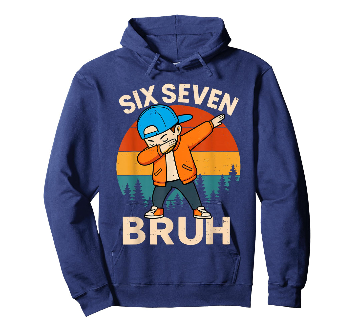 Six Seven Bruh 6 7 Number 67 Meme Dab Dabbing Boys Youth Kid T-Shirt