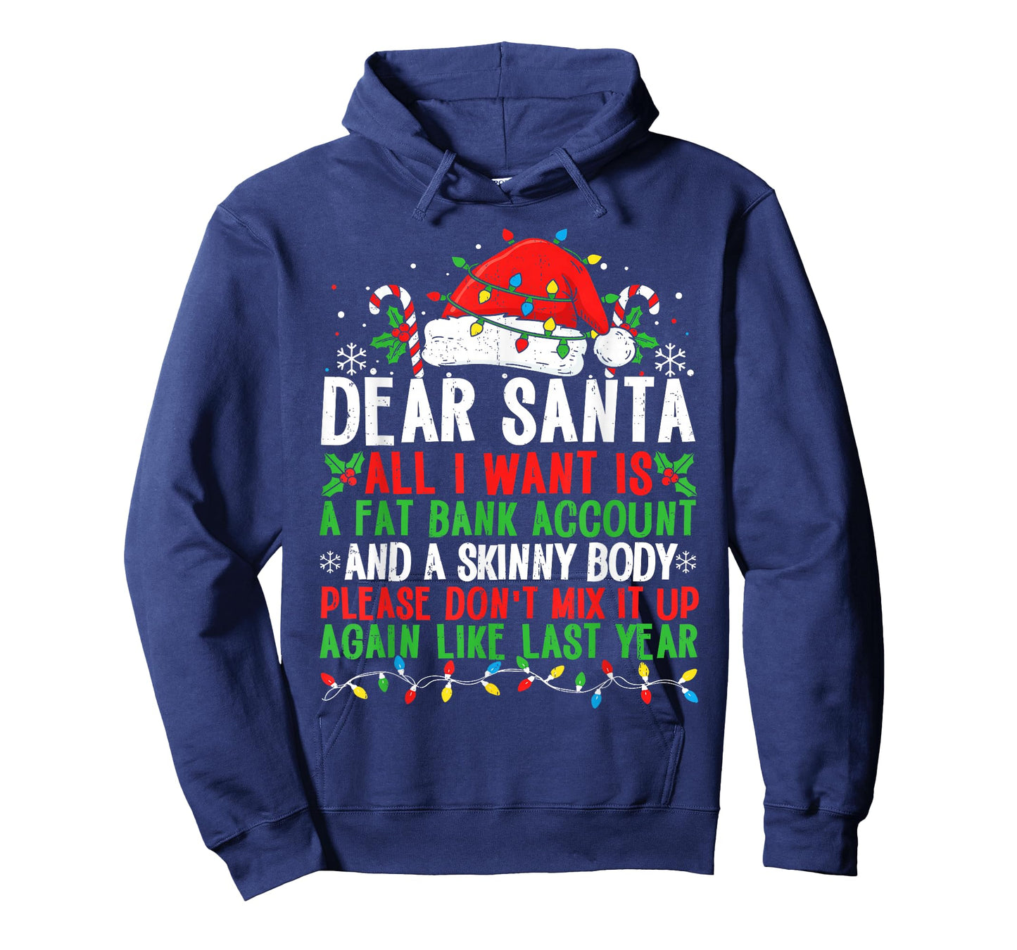 Funny Christmas Shirts for Women Men Adult Dear Santa T-Shirt