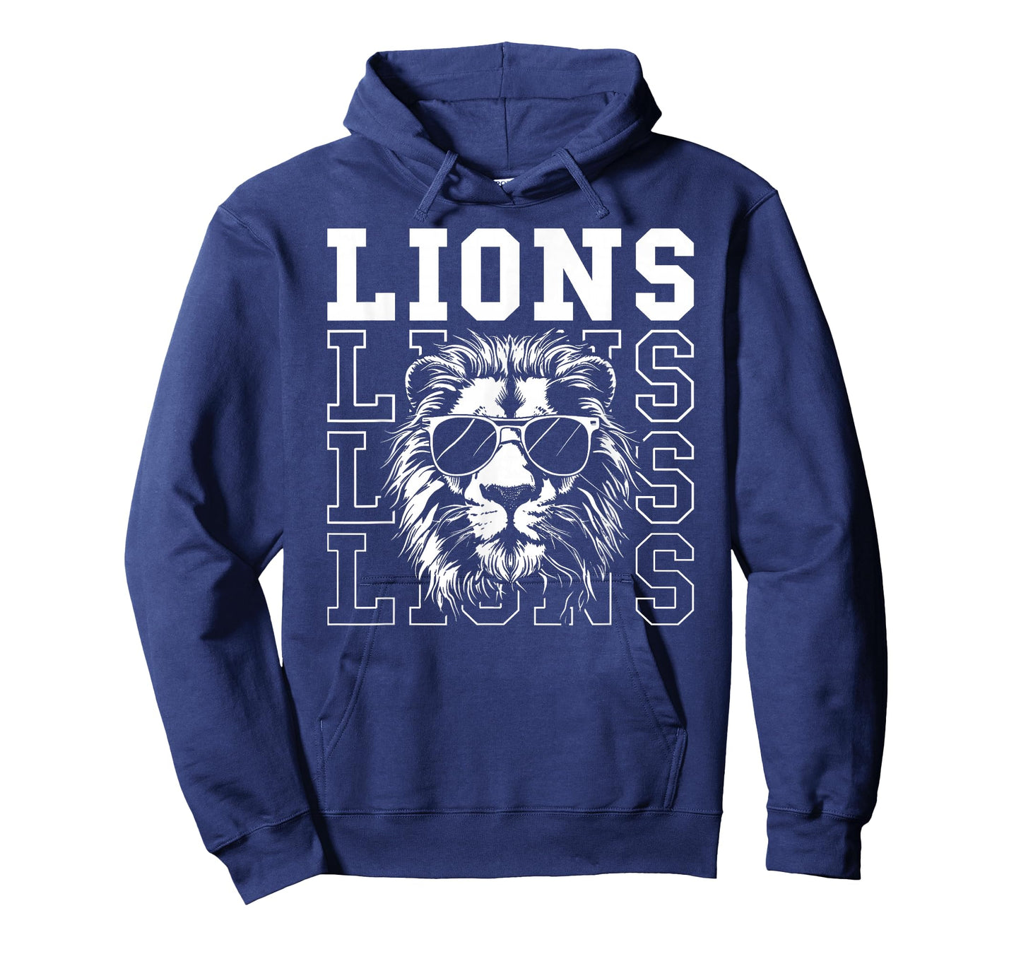Vintage Lions School Spirit Fan Team Back to School T-Shirt