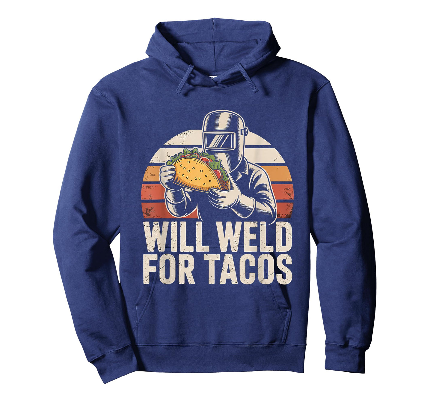 Will Weld for Tacos T-Shirt, Funny Welder Tradesman T-Shirt
