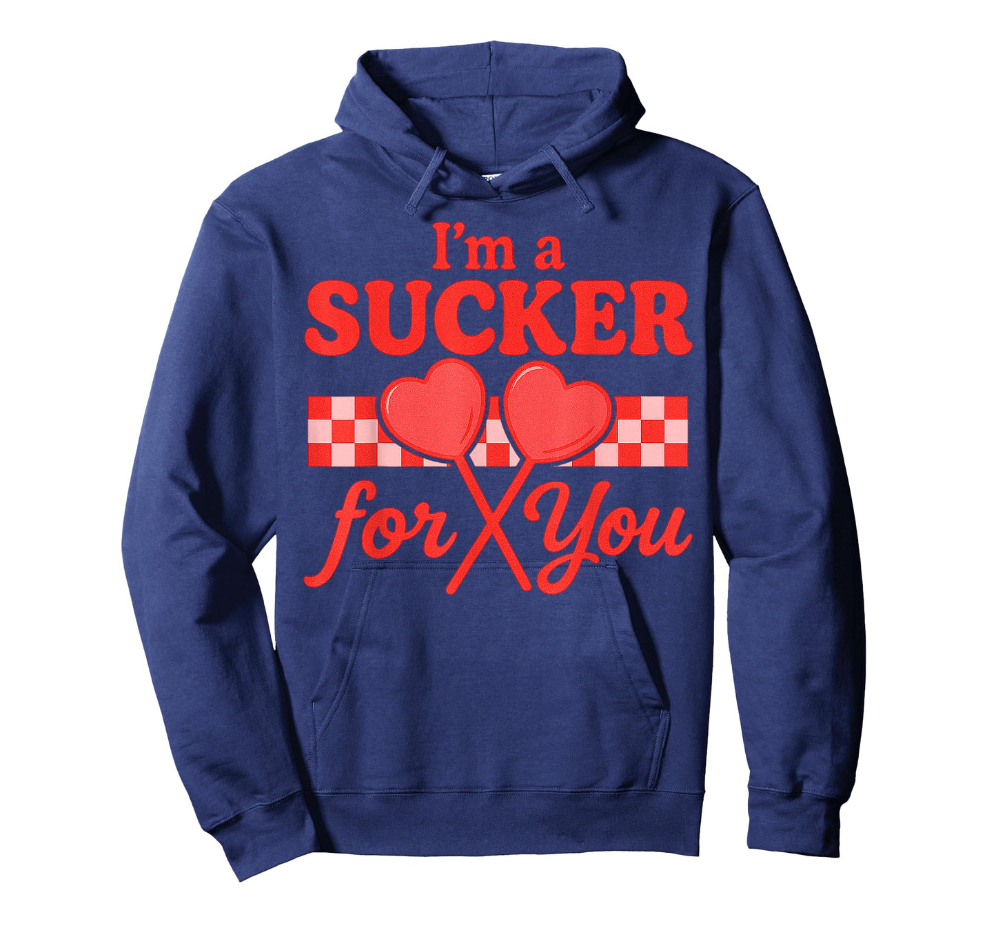 Funny Valentine's Day im a Sucker for You Retro Heart Candy T-Shirt