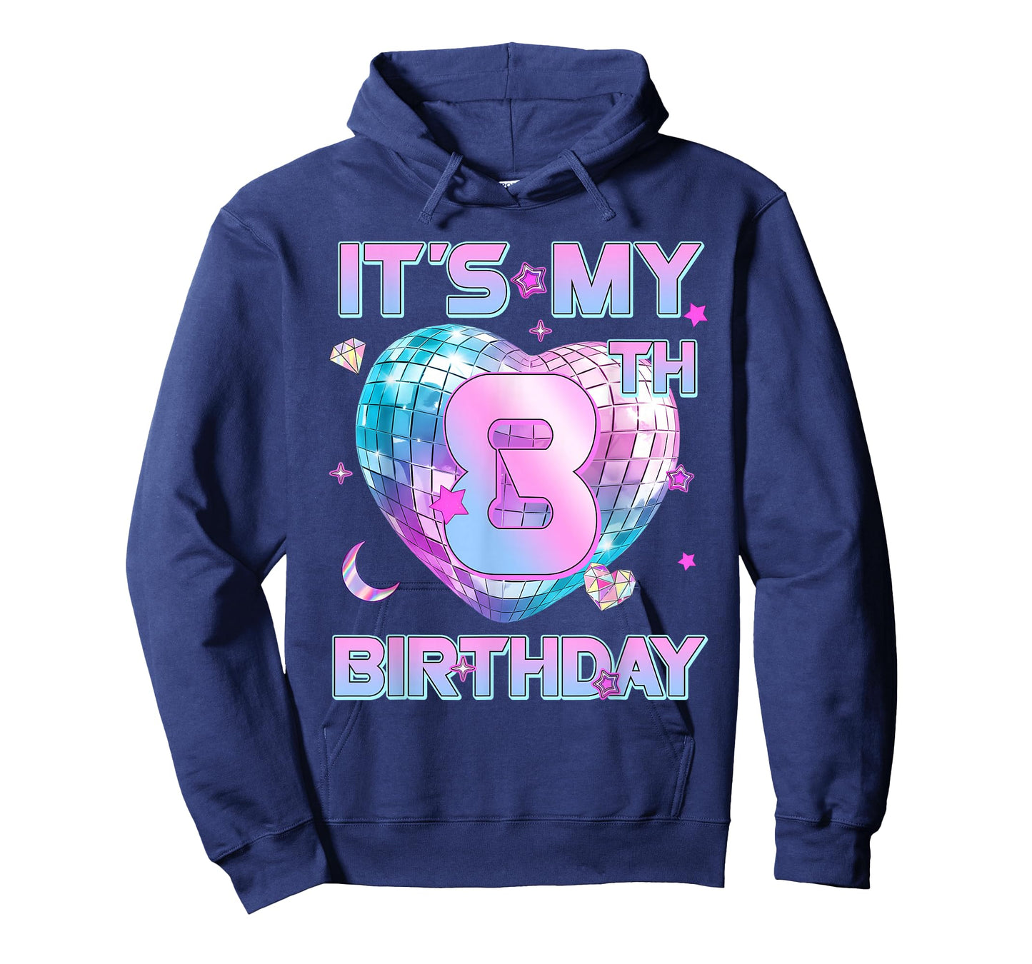 Kids It's My 8th Birthday Girl 8 Year Old Kpop Bday Girls T-Shirt