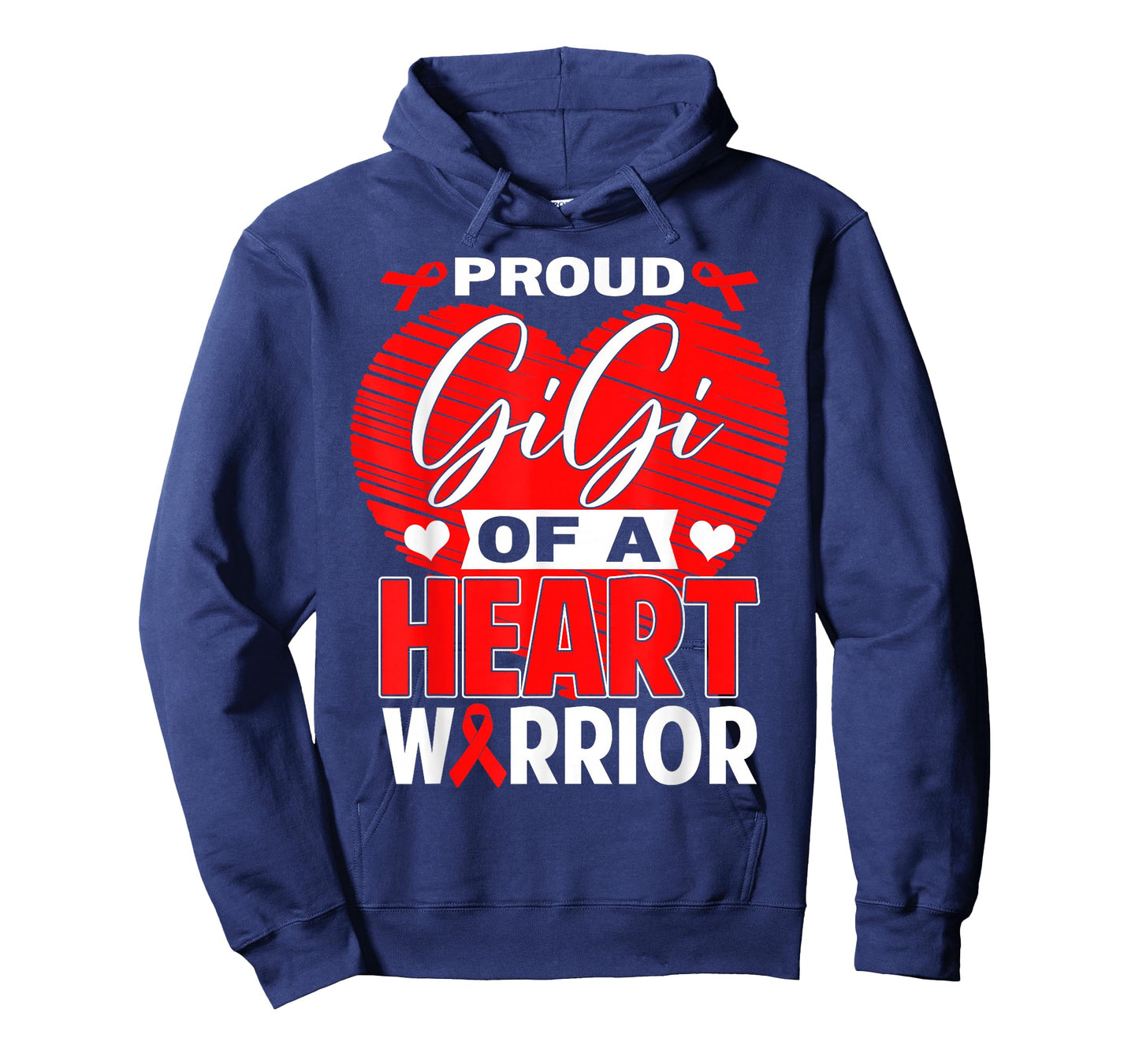 Proud Gigi of Heart Warrior Heart Disease Awareness T-Shirt