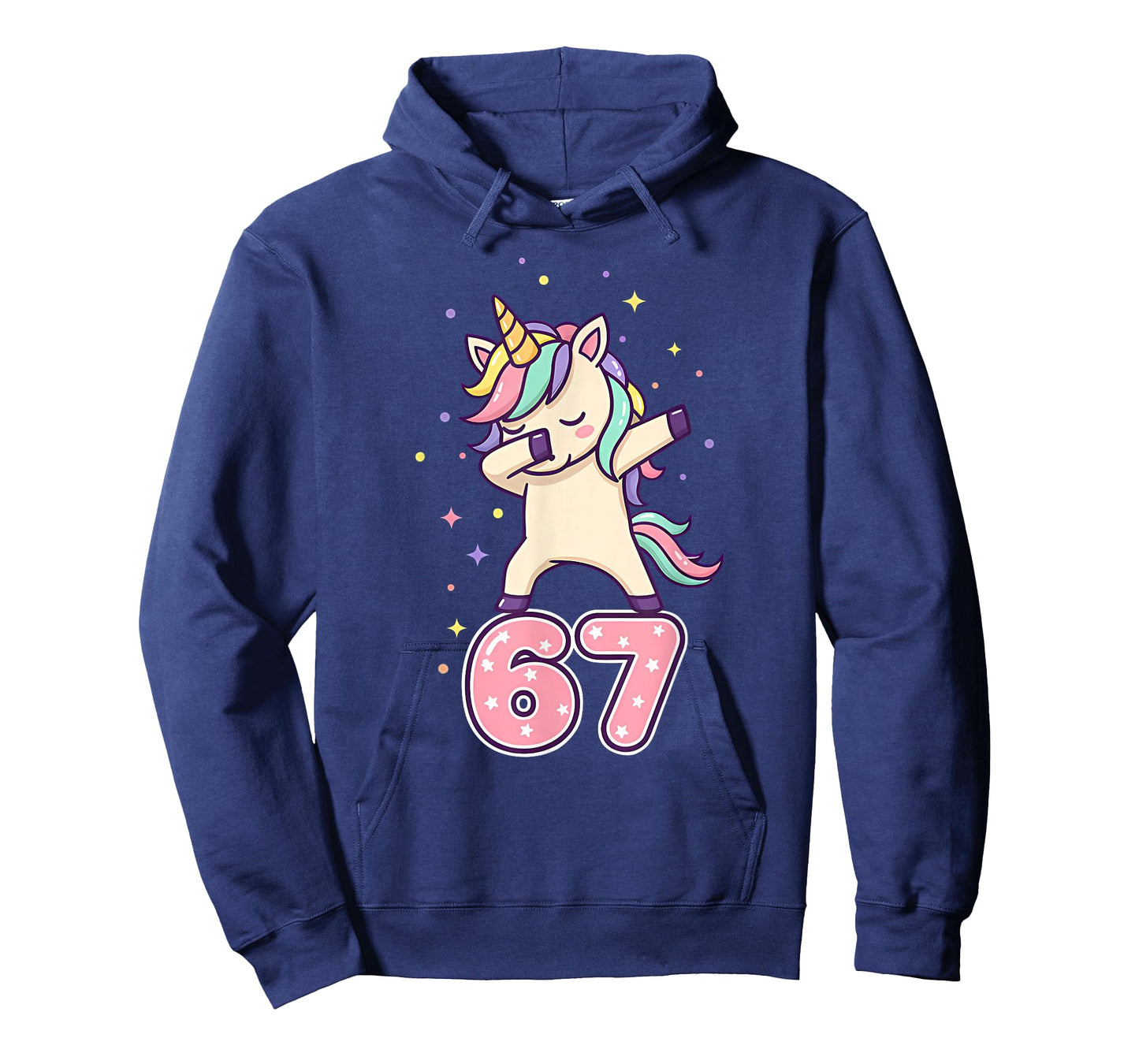 67 Meme Unicorn Girls Six Seven Meme Brainrot Funny Kids T-Shirt