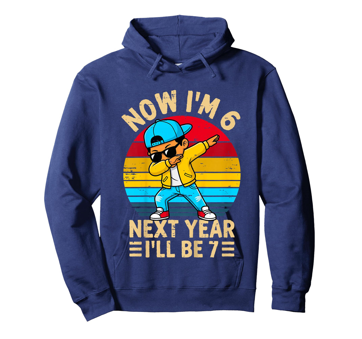 Kids Now I'm 6 Next Year I'll be 7 Kids 6 Year Old Birthday Boys T-Shirt