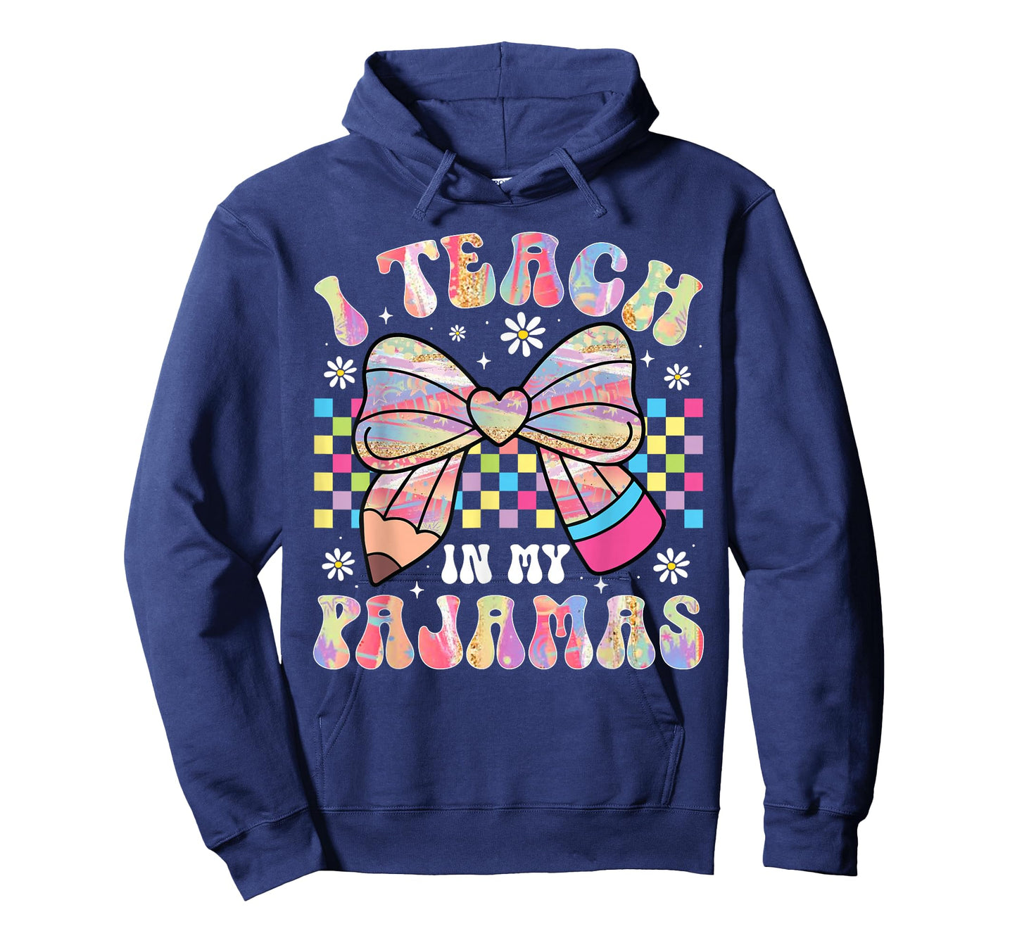 I Teach in My Pajamas Funny Quote for Teacher Homeschool T-Shirt