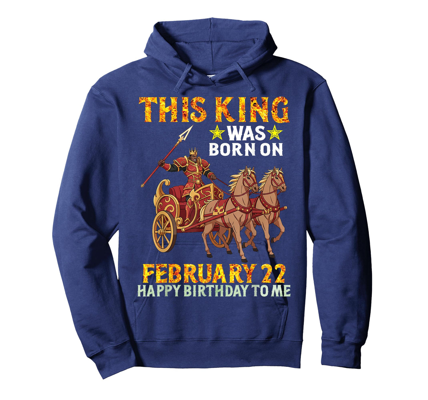 This King was Born On February 22 Happy Birthday to Me You T-Shirt