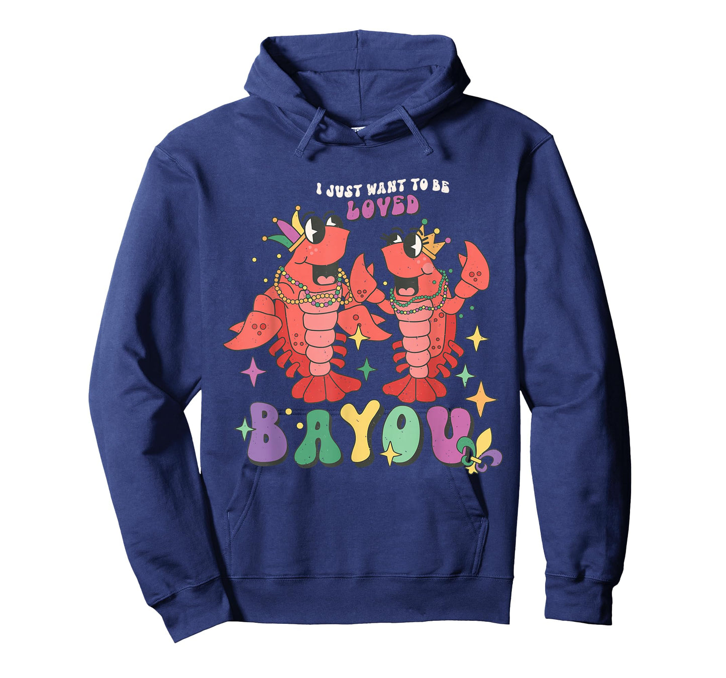 I Just Want to Be Loved Bayou Mardi Gras Crawfish Couple T-Shirt