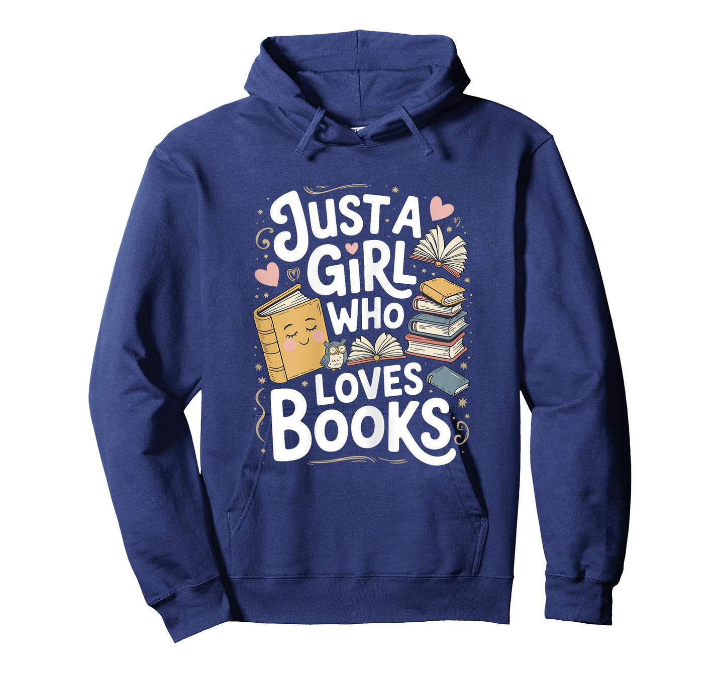 Just a Girl Who Loves Books Bookish Readers Book Lover Girls T-Shirt