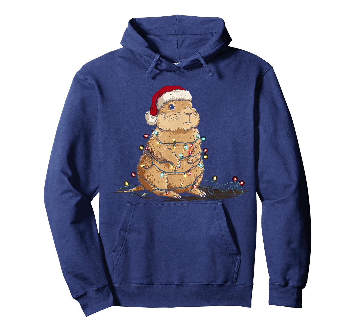 Funny Prairie Dog Christmas Graphics Animal Lights Lover T-Shirt