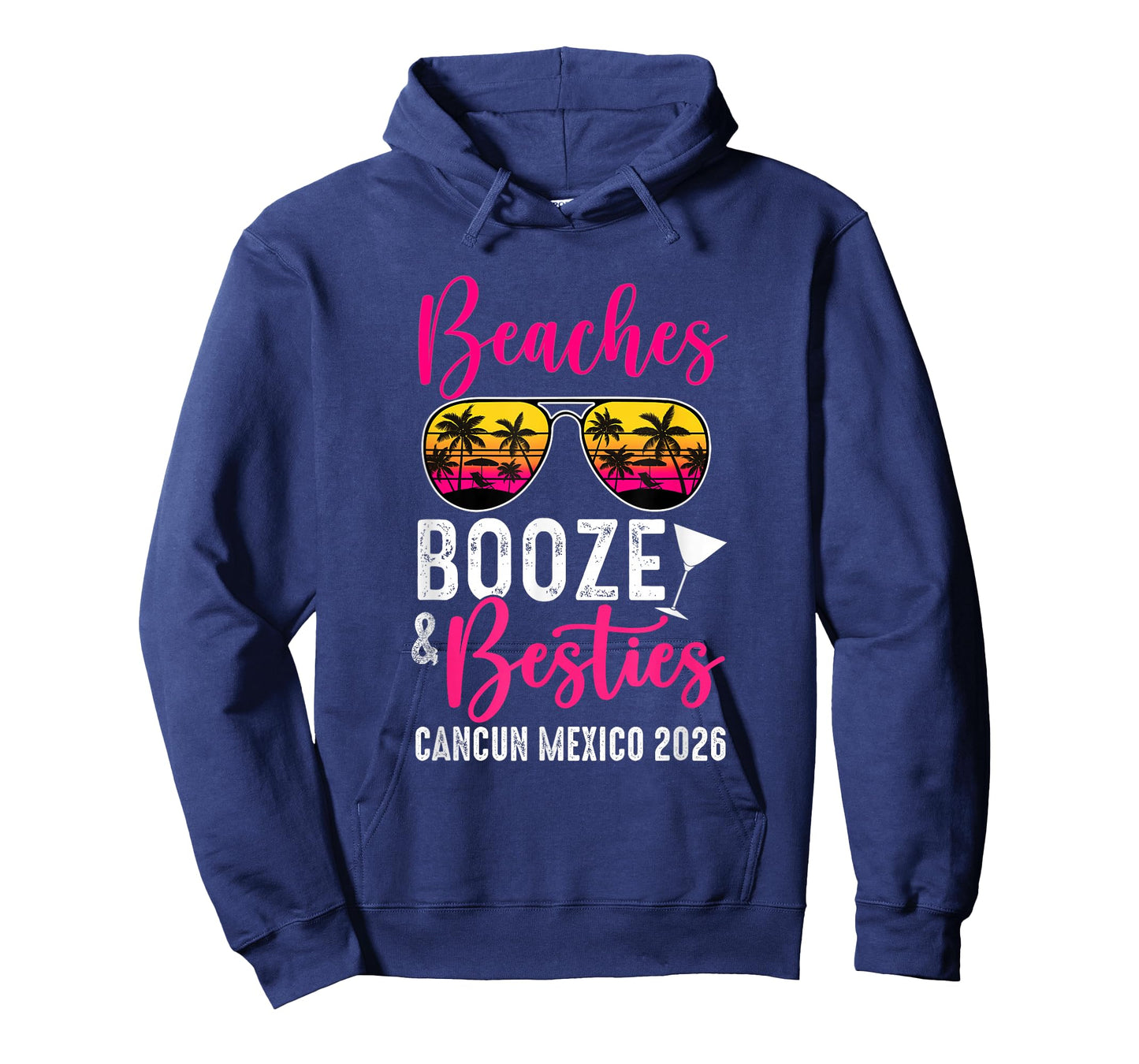 Girls Weekend Trip Cancun 2026 Beaches Booze Besties T-Shirt
