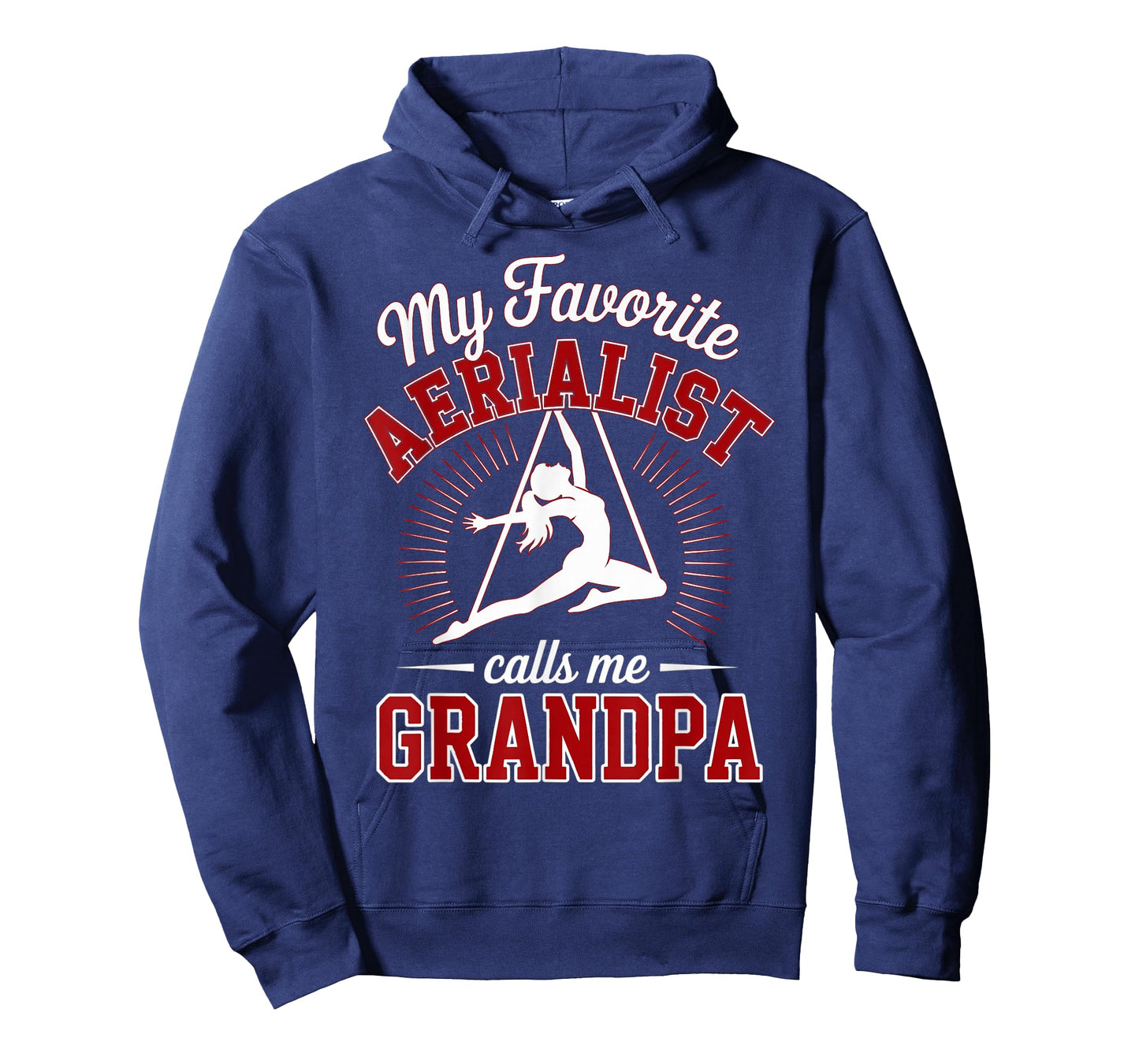 Aerial Silks Grandpa Favorite Aerialist Granddaughter Red T-Shirt