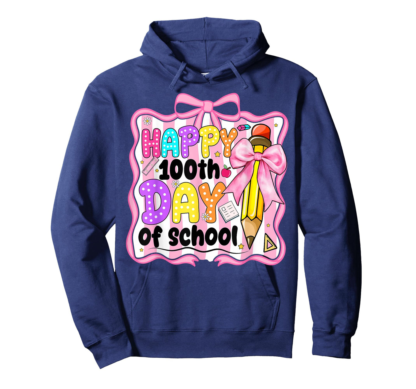 Happy 100th Day of School Preppy Girls 100 Days of School T-Shirt