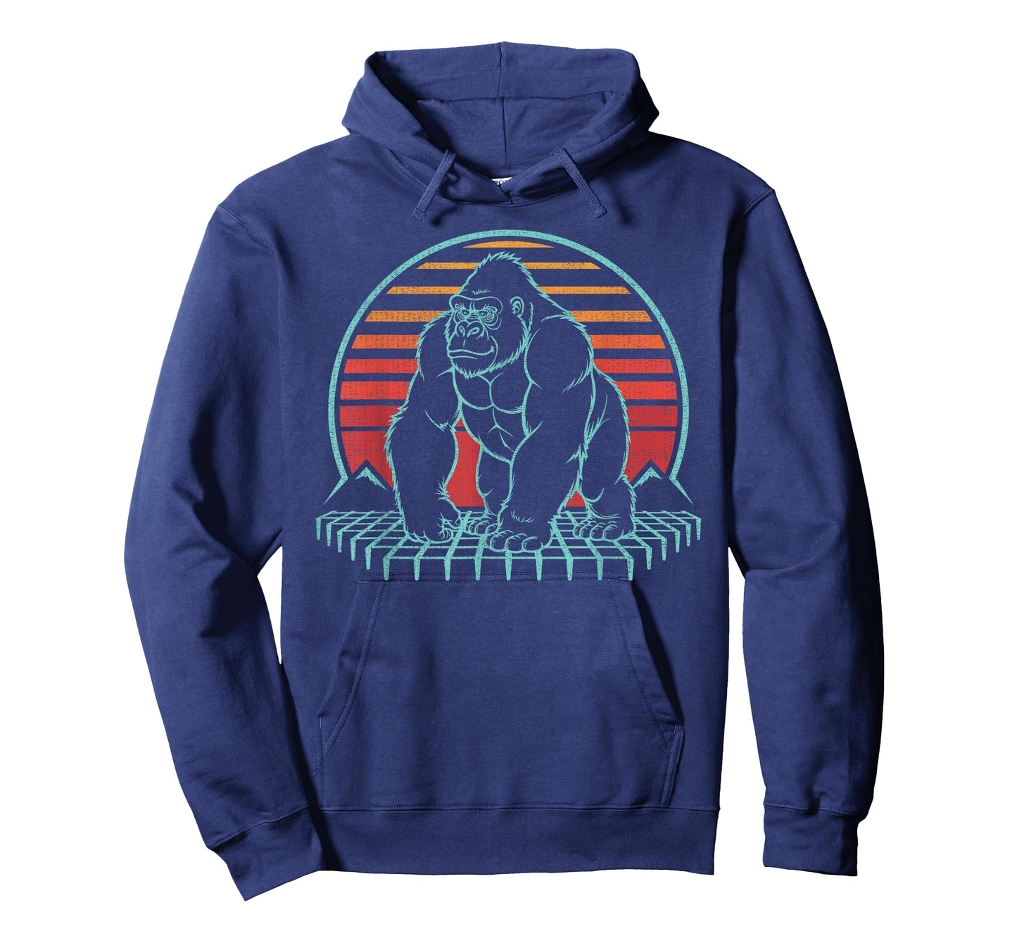 Gorilla Silverback Lover Animal Retro Vintage 80s T-Shirt