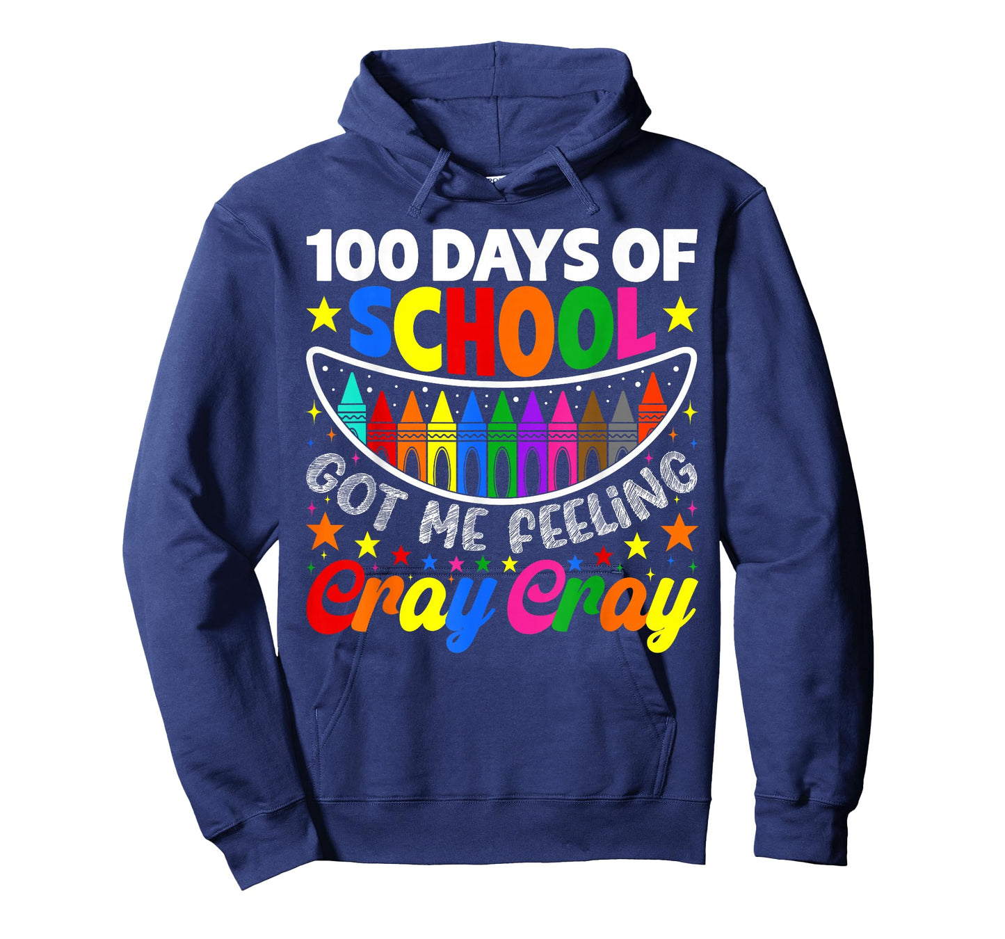 Funny 100 Days of School Got Me Feeling Cray Cray Teacher T-Shirt