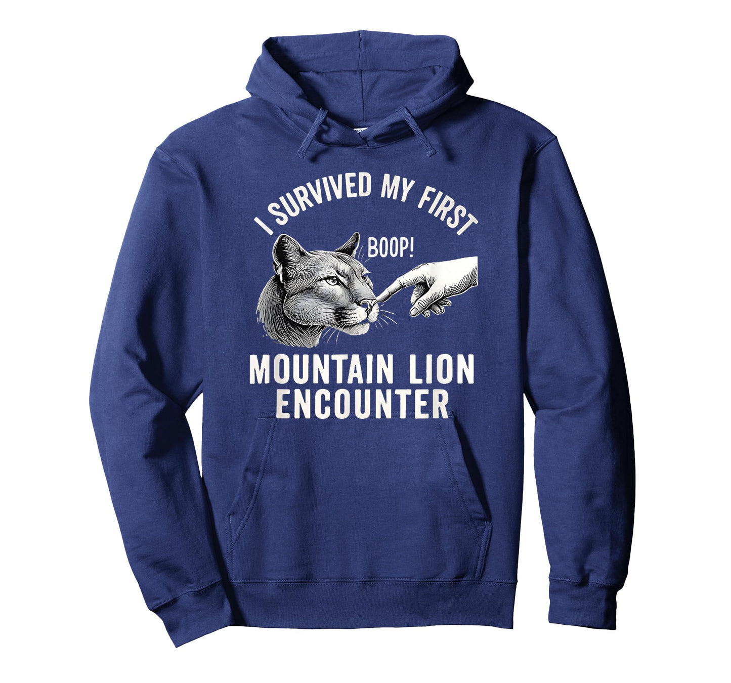 I Survived My First Mountain Lion Encounter Boop Nose T-Shirt