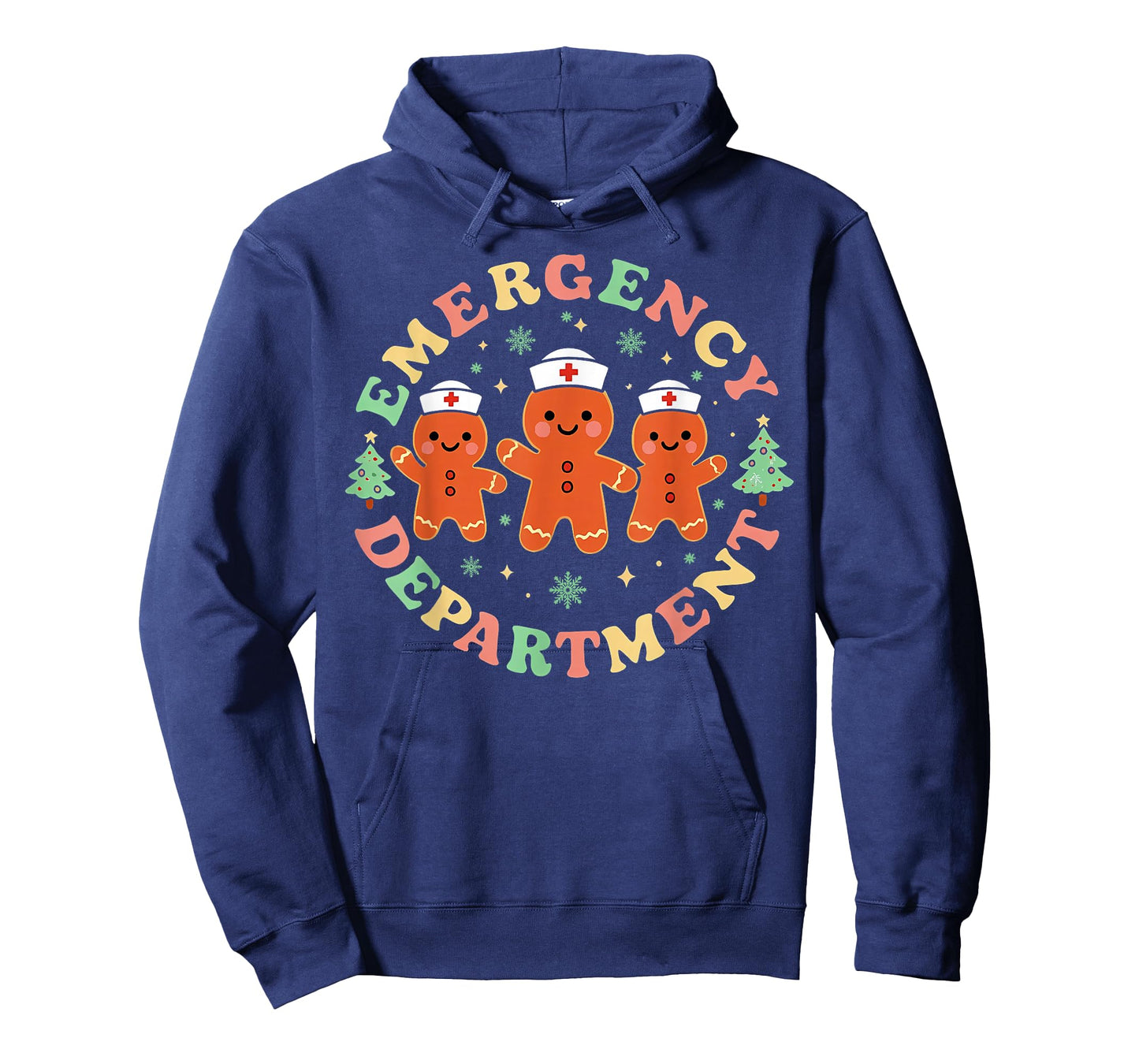 Emergency Department Gingerbread Nurse Christmas ER Holiday T-Shirt