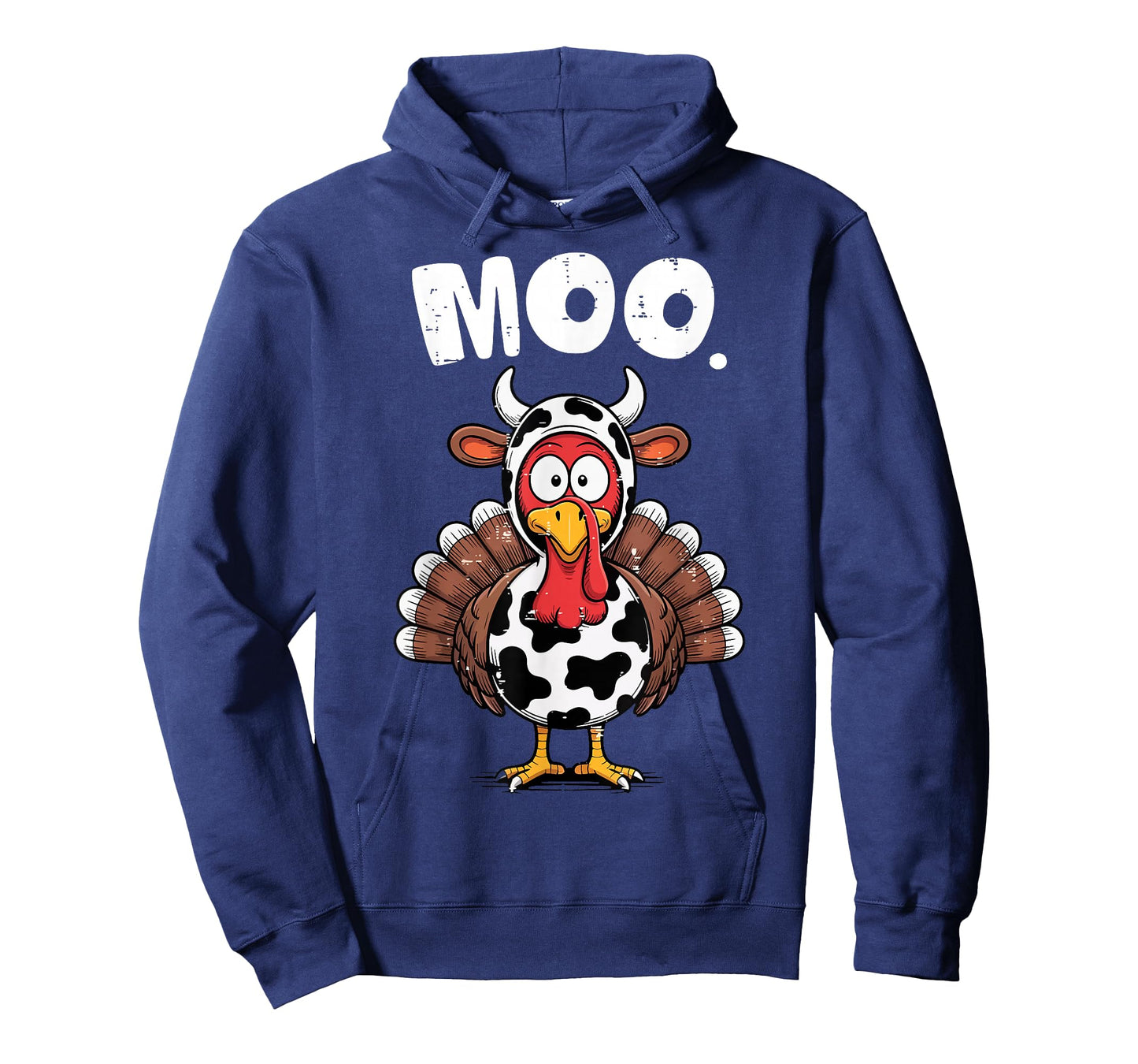 Funny Thanksgiving Turkey Moo Cow Costume T-Shirt
