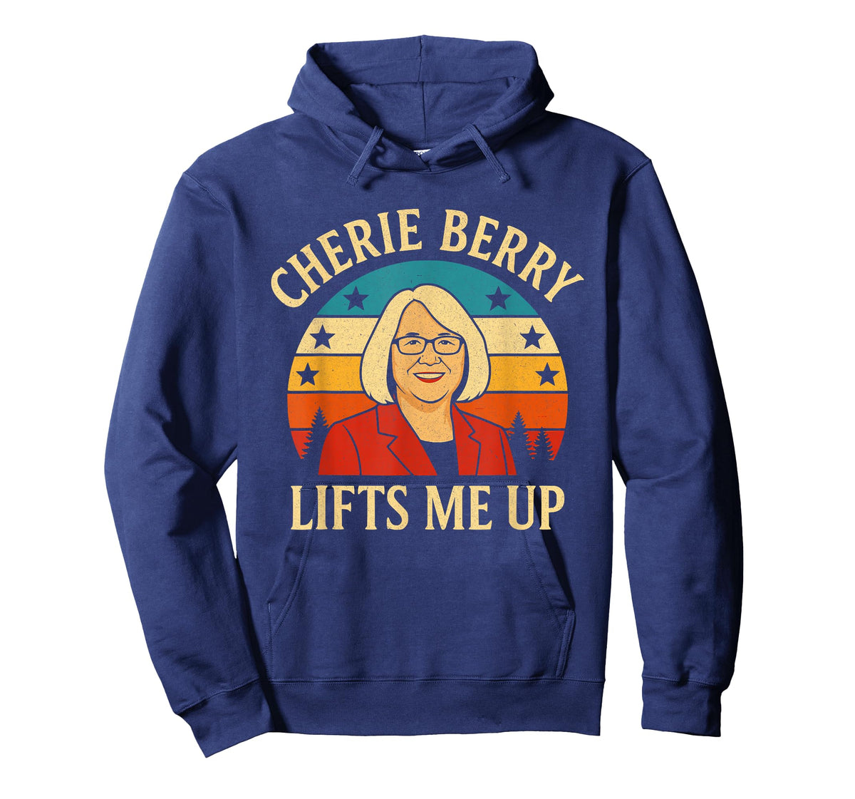 Retro Funny Cherie Berry Lifts Me Up Local Poster NC T-Shirt
