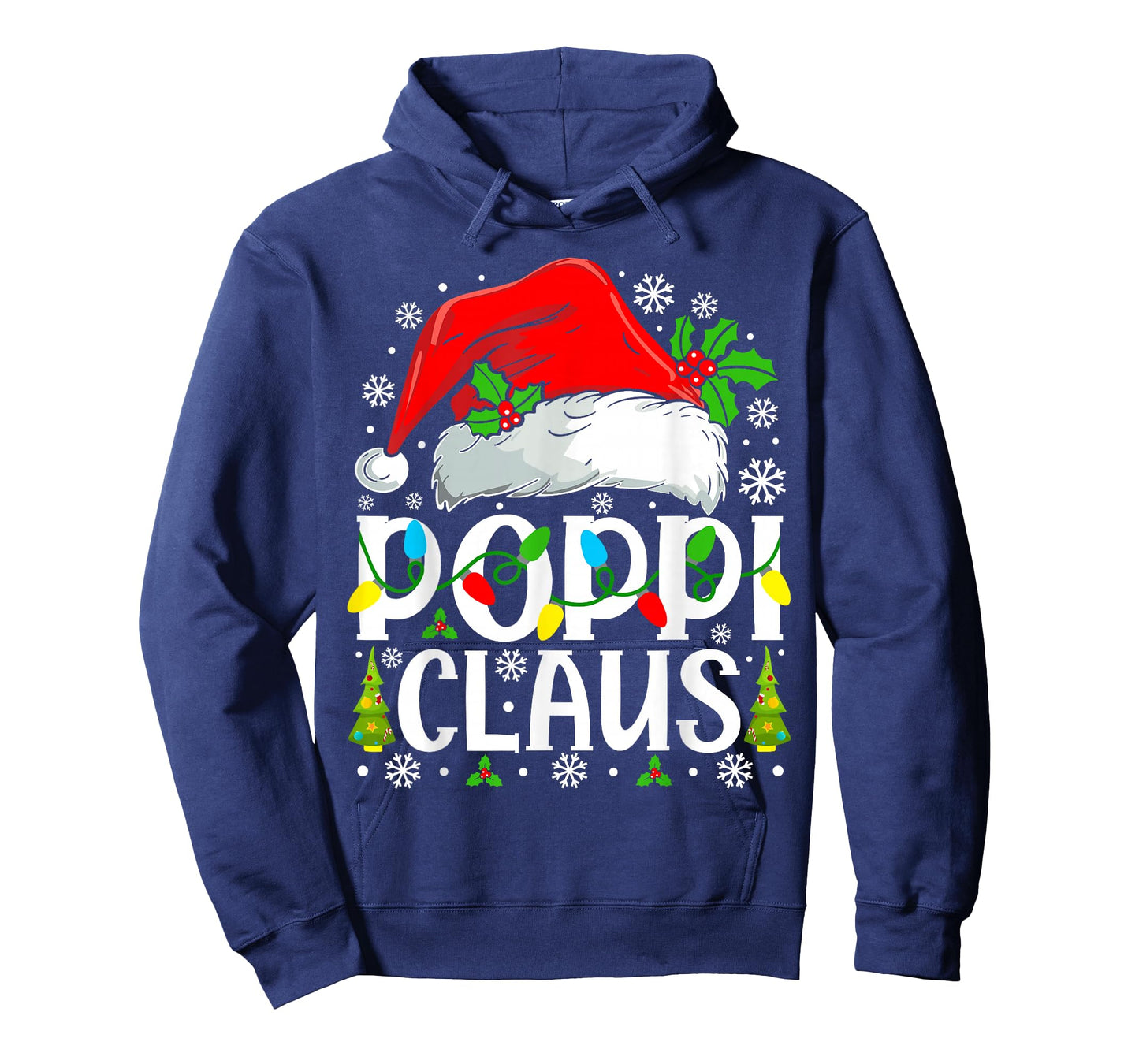 Poppi Claus Funny Christmas Family Matching T-Shirt