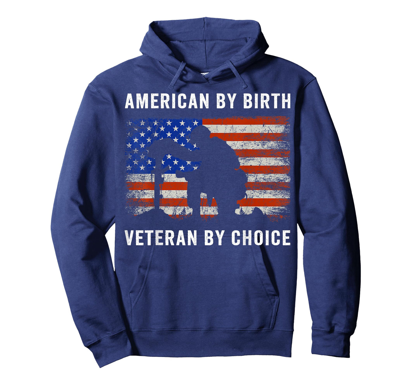 American by Birth Veteran by Choice Day Vintage T-Shirt