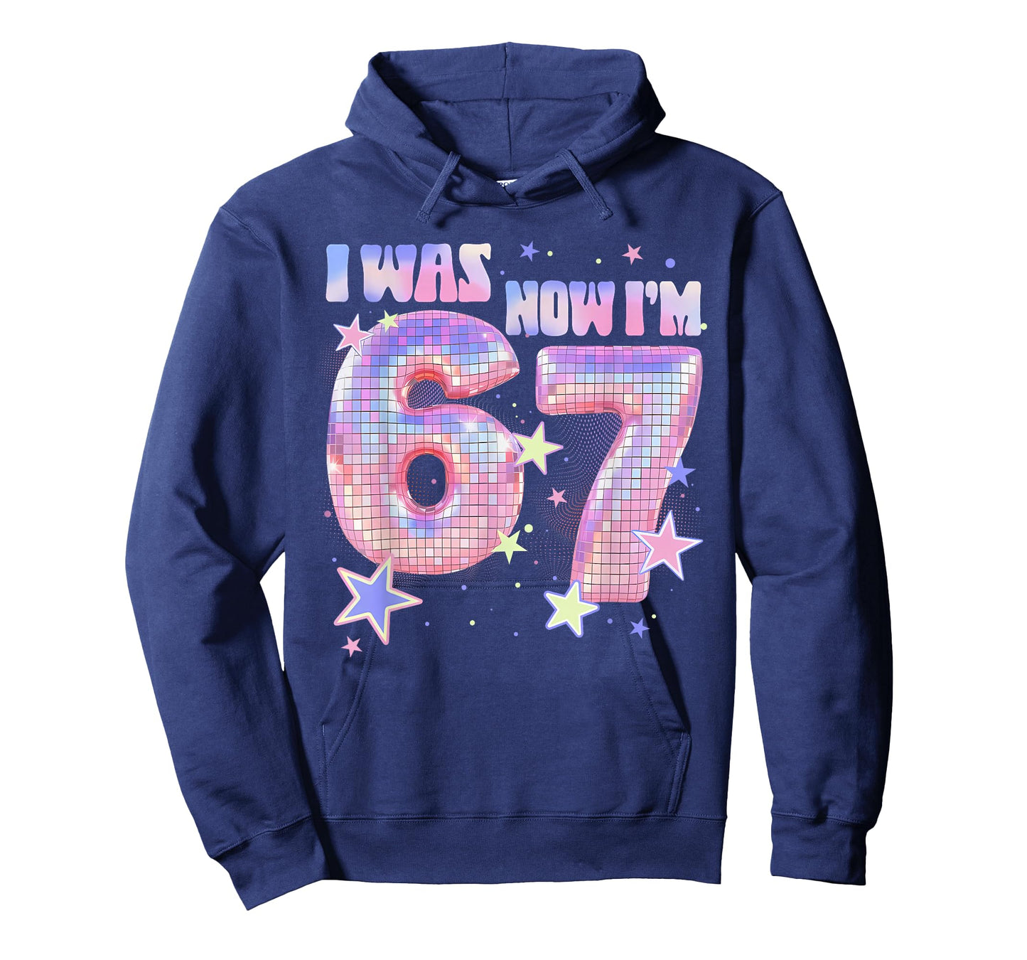 7 Year Old Birthday Girl Funny I was 6 Now I'm 7 67 Meme T-Shirt