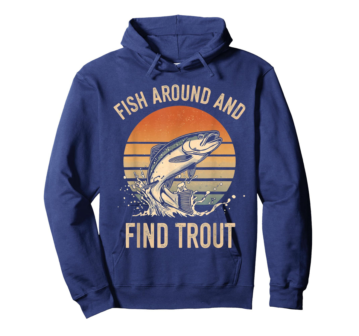 Fish Around and Find Trout Funny Fishing Shirt Boys Kid Men T-Shirt
