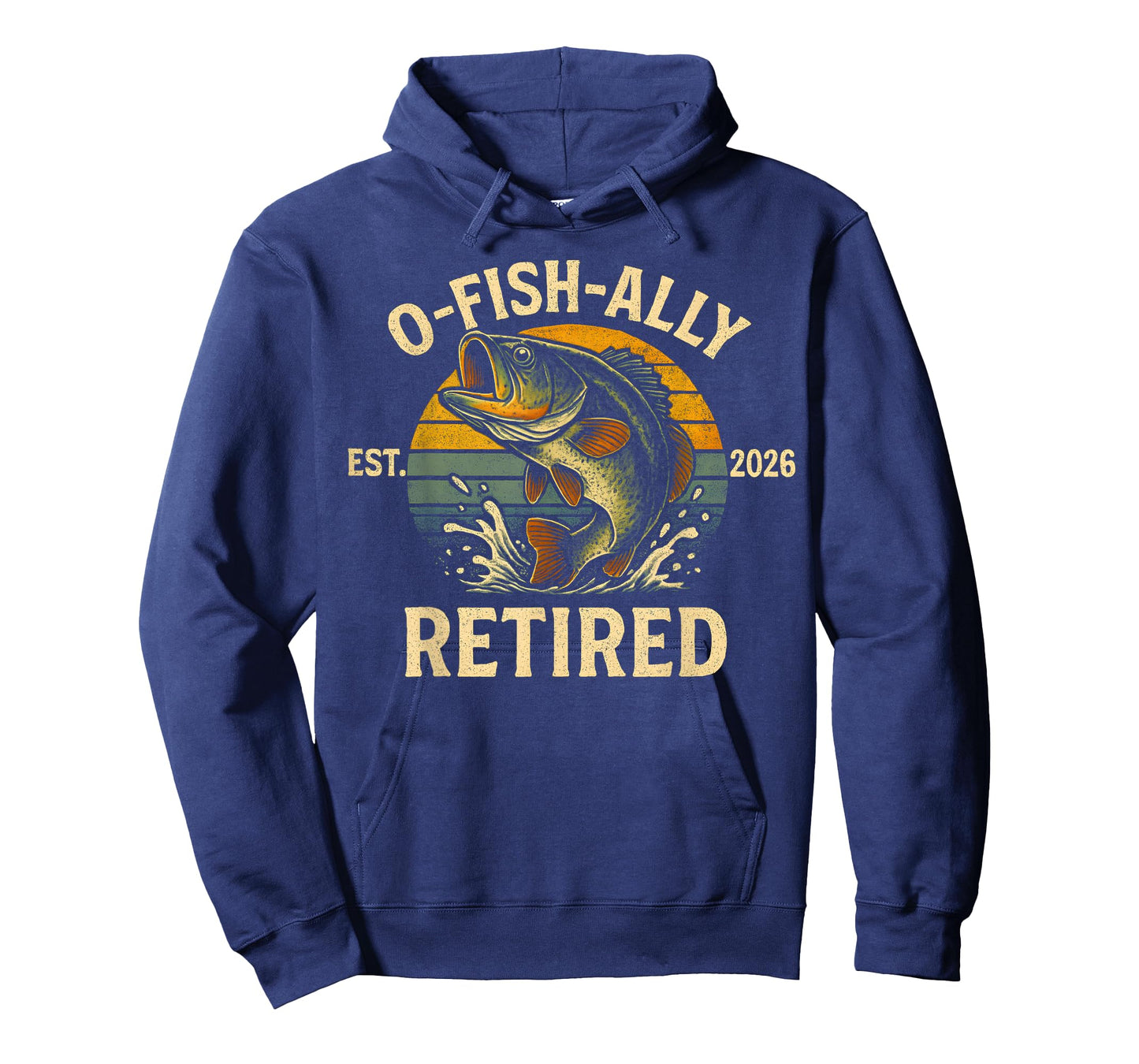 O-Fish-Ally Retired 2026 for Fisherman Fishing Retirement T-Shirt