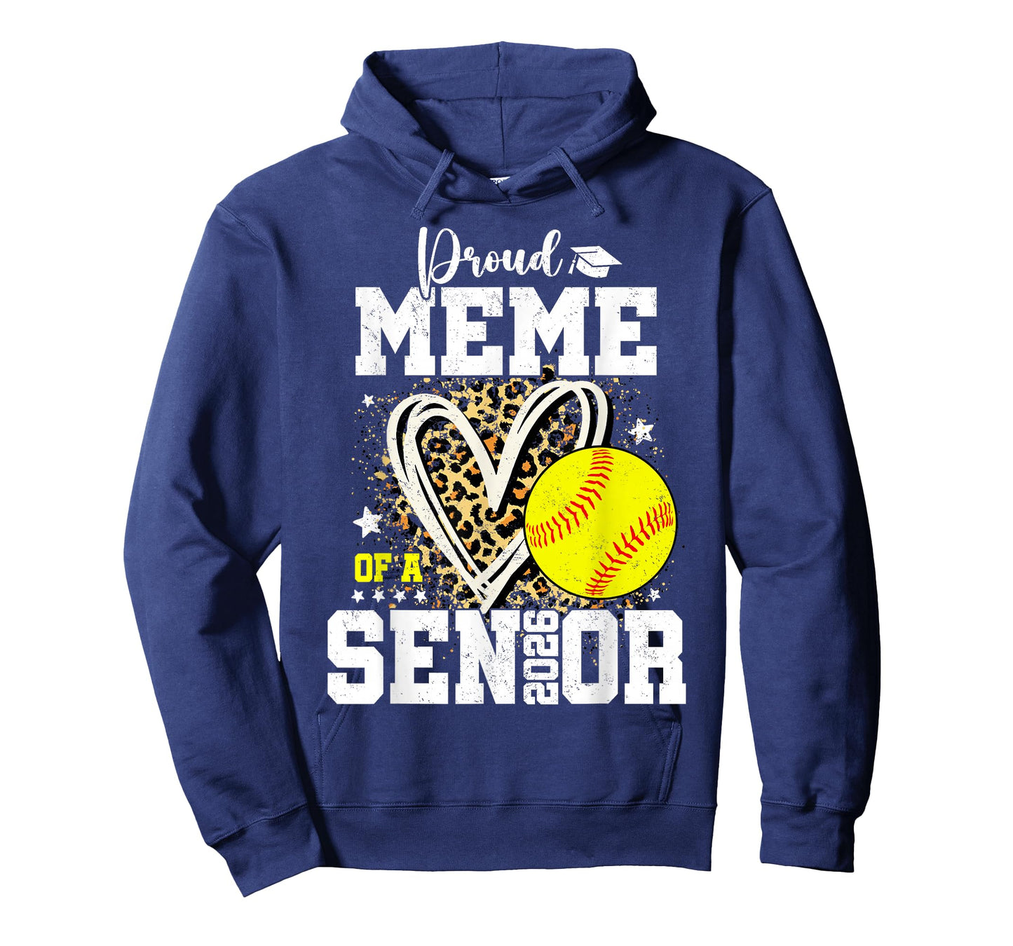 Proud Meme of A 2026 Senior Softball Player Graduation T-Shirt