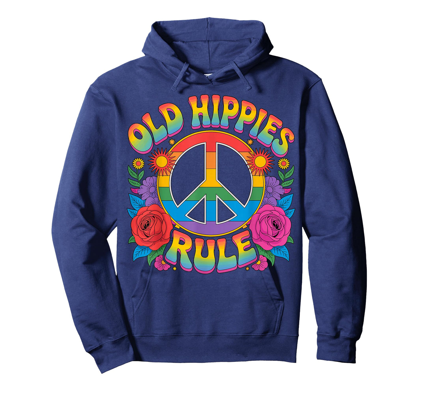 Old Hippies Rule Retro Party Hippie T-Shirt