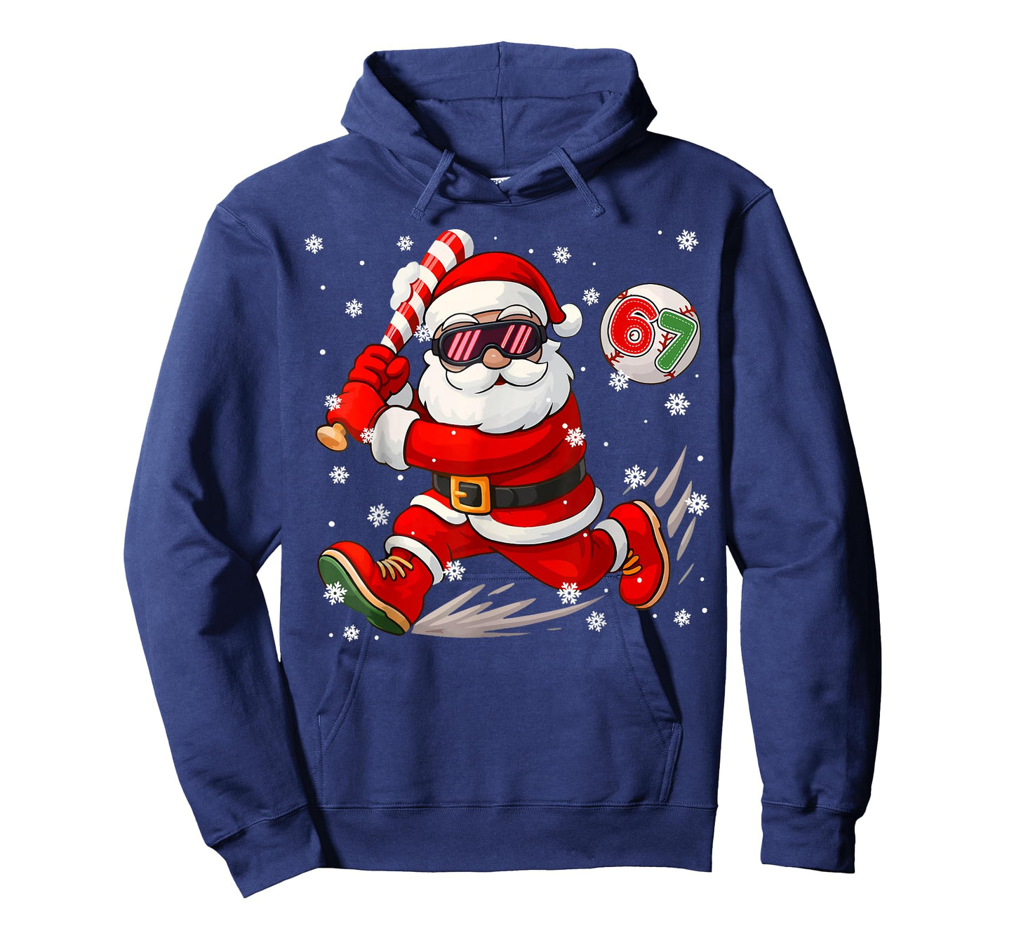 Funny Baseball Santa 67 Christmas Xmas Sports Pajamas Boys T-Shirt