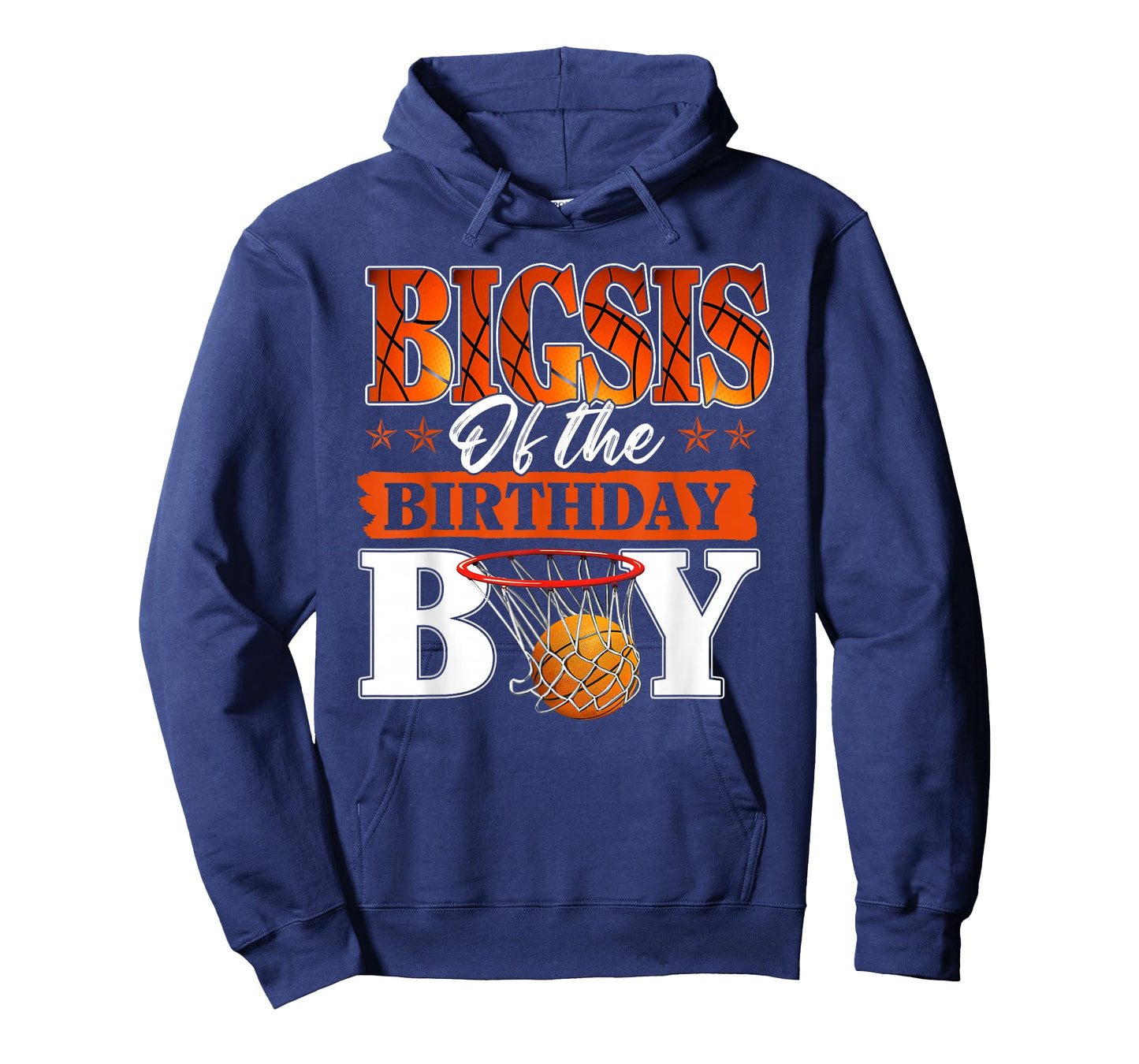 Basketball BIGSIS of The Birthday Boy Family Matching T-Shirt