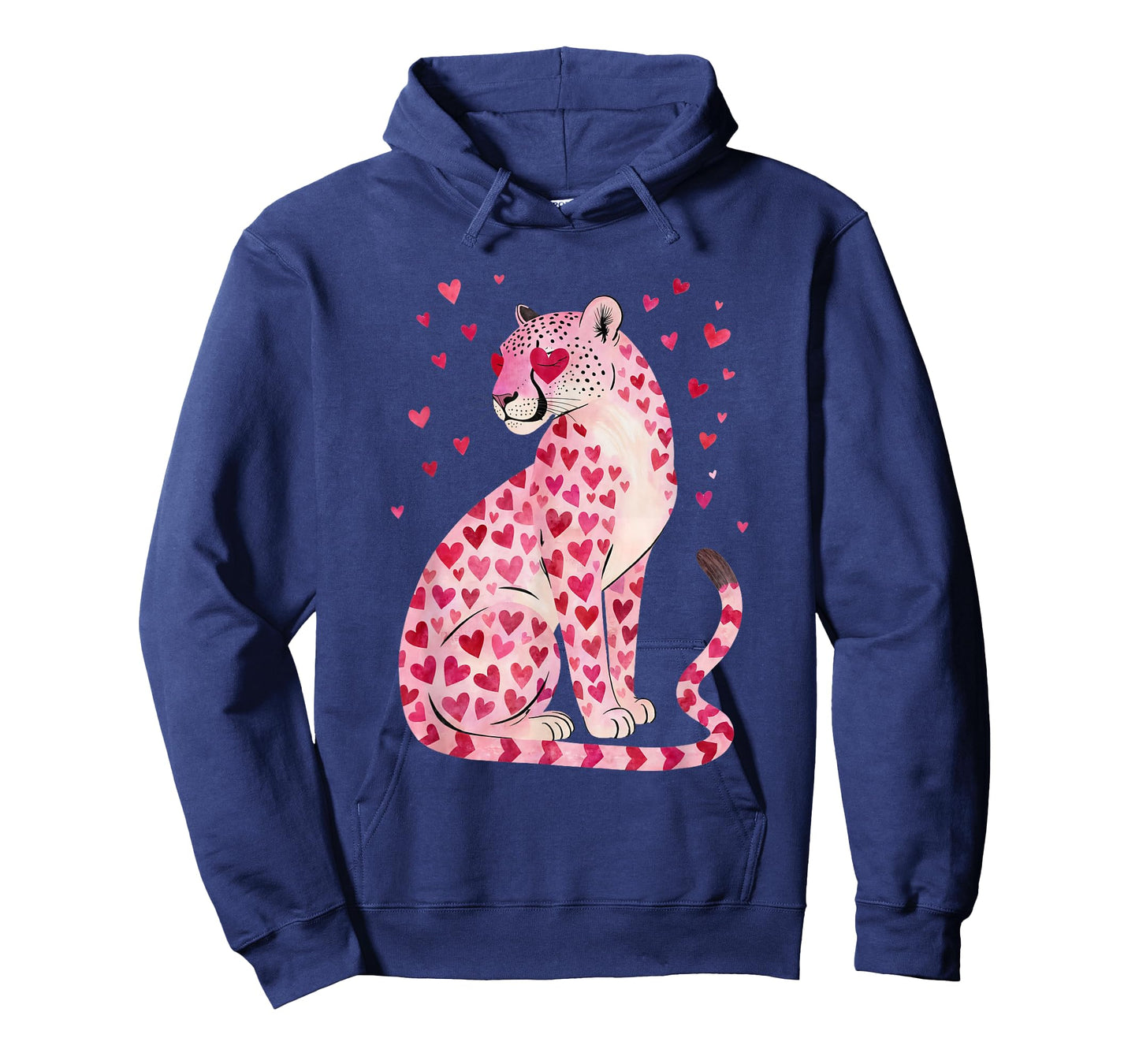 Cute Heart Pink Leopard Valentine T-Shirt