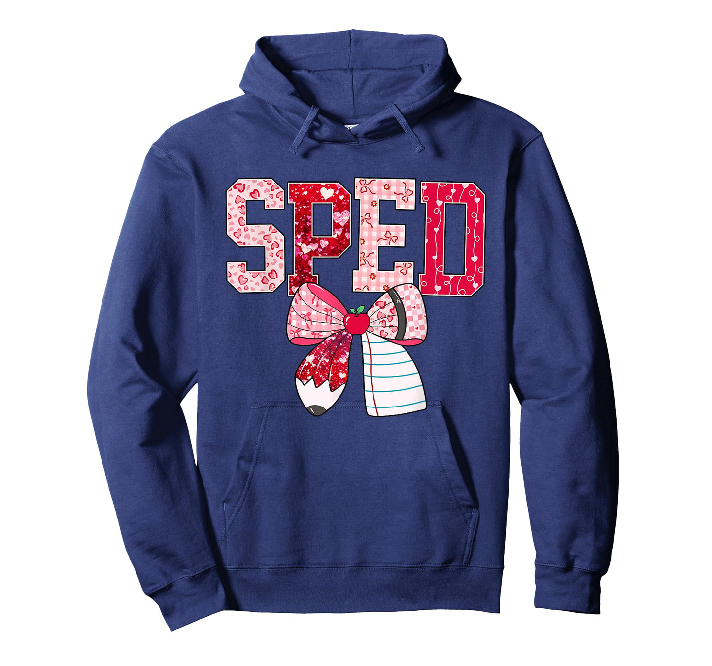 SPED Teacher Valentine Heart Special Education Design T-Shirt