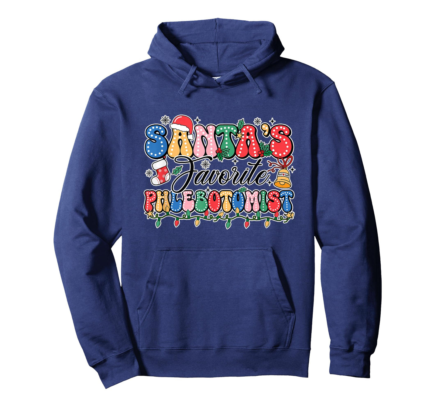 Funny Santa's Favorite Phlebotomist Christmas T-Shirt