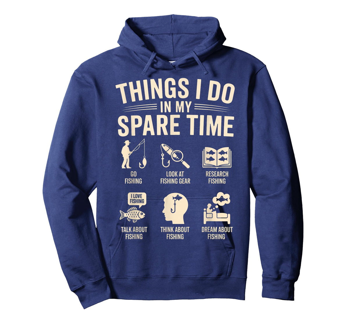 Things I Do in My Spare Time Funny Fishing Angler Fisherman T-Shirt