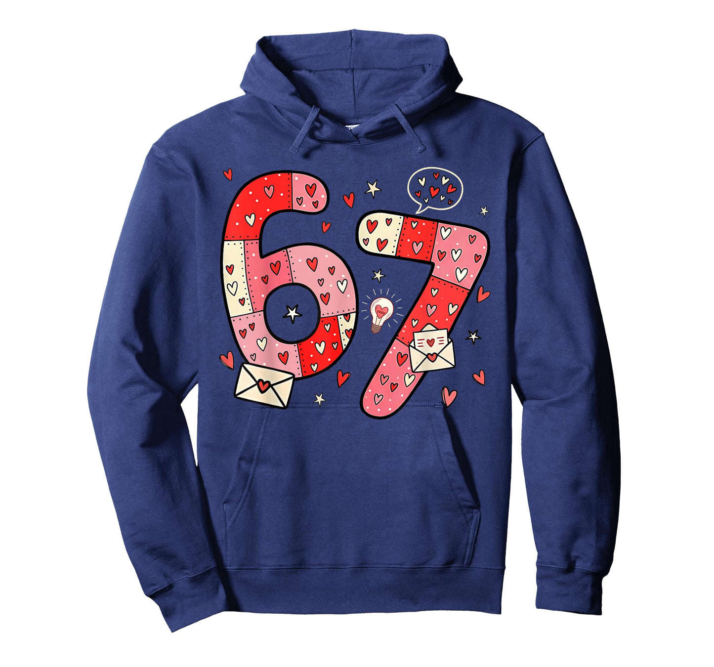 Six Seven 67 Meme Cool Valentine’s for Teens Boys Girls Kids T-Shirt
