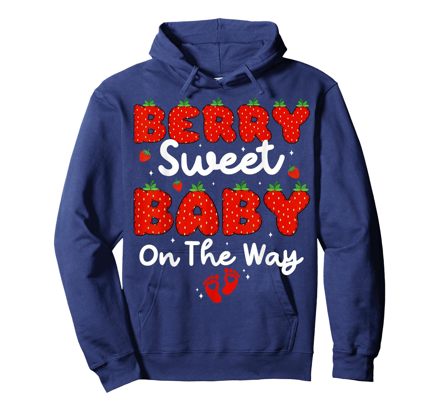 Berry Sweet Baby On The Way Strawberry Baby Showers T-Shirt