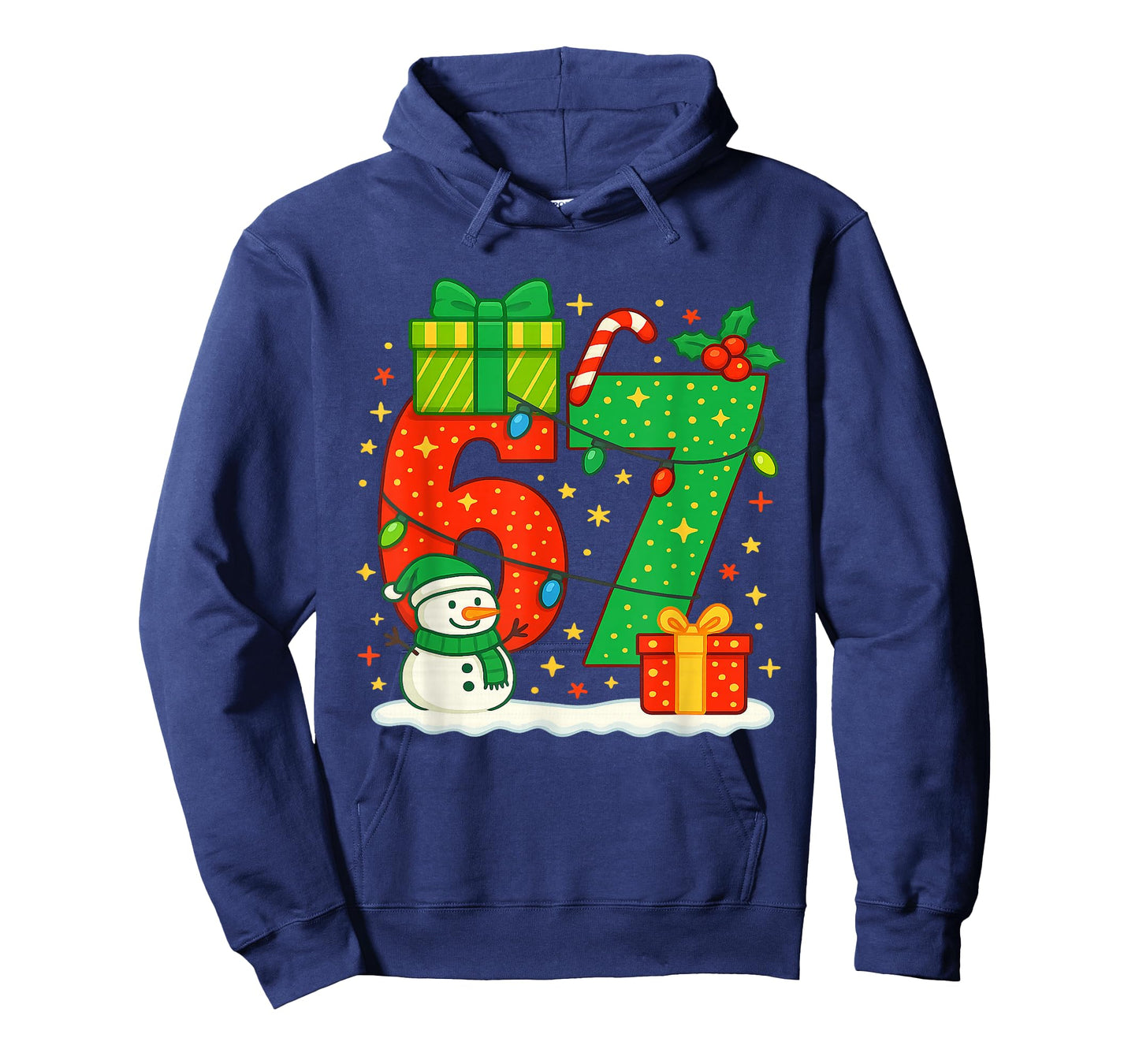 Number 67 Meme Matching Christmas Couple 67 Six Seven 6-7 T-Shirt