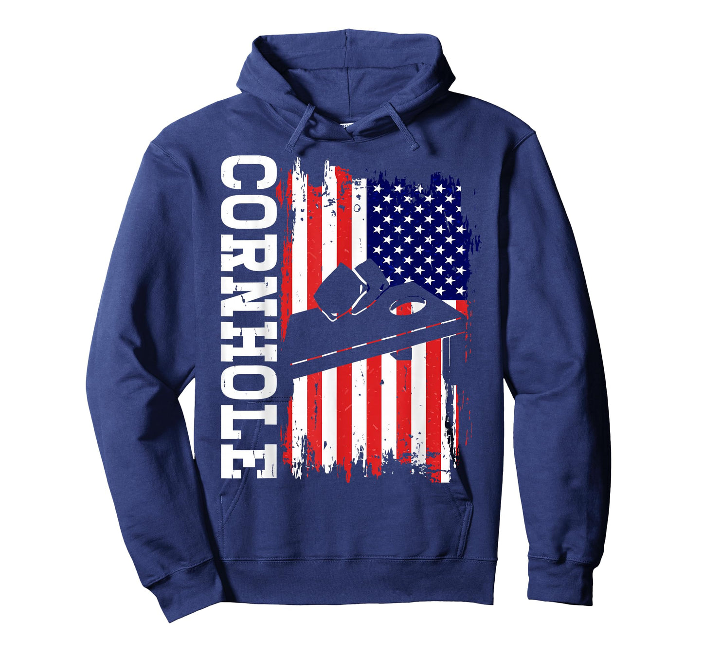 USA Cornhole American Flag Corn Hole Players Funny Cornhole T-Shirt