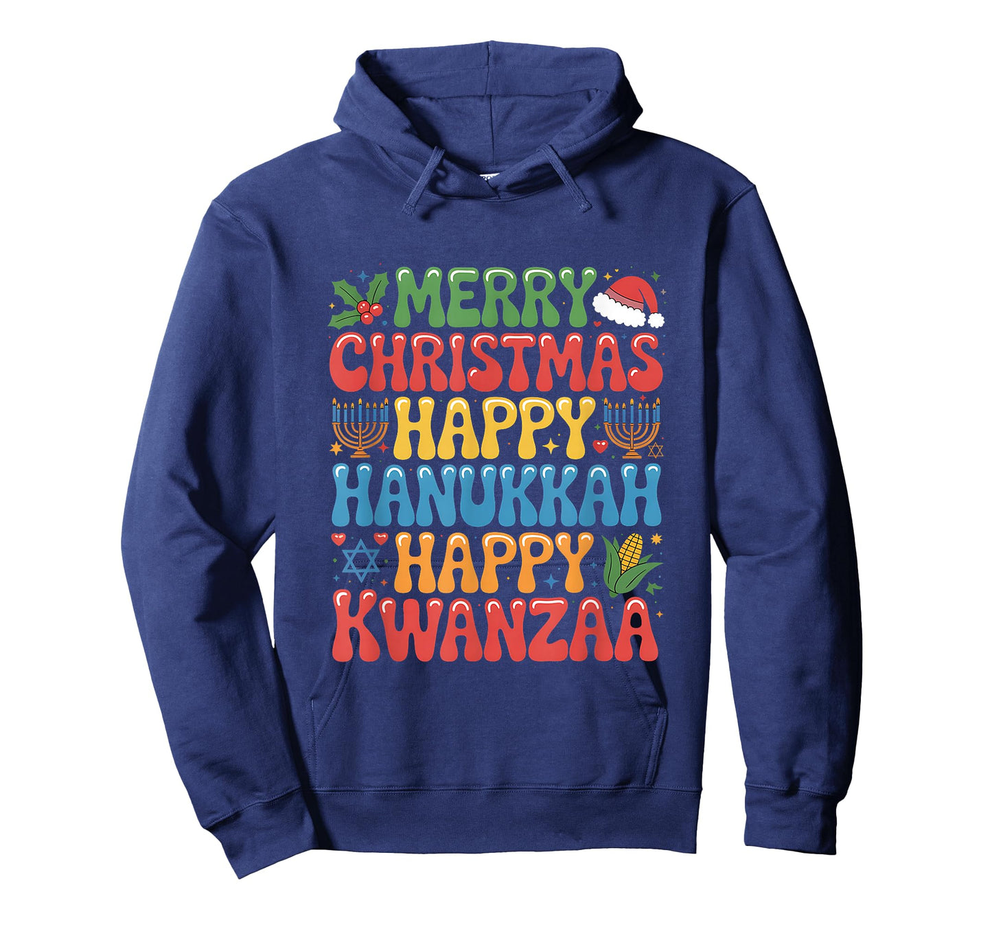 Merry Christmas Happy Hanukkah Kwanzaa Quote T-Shirt